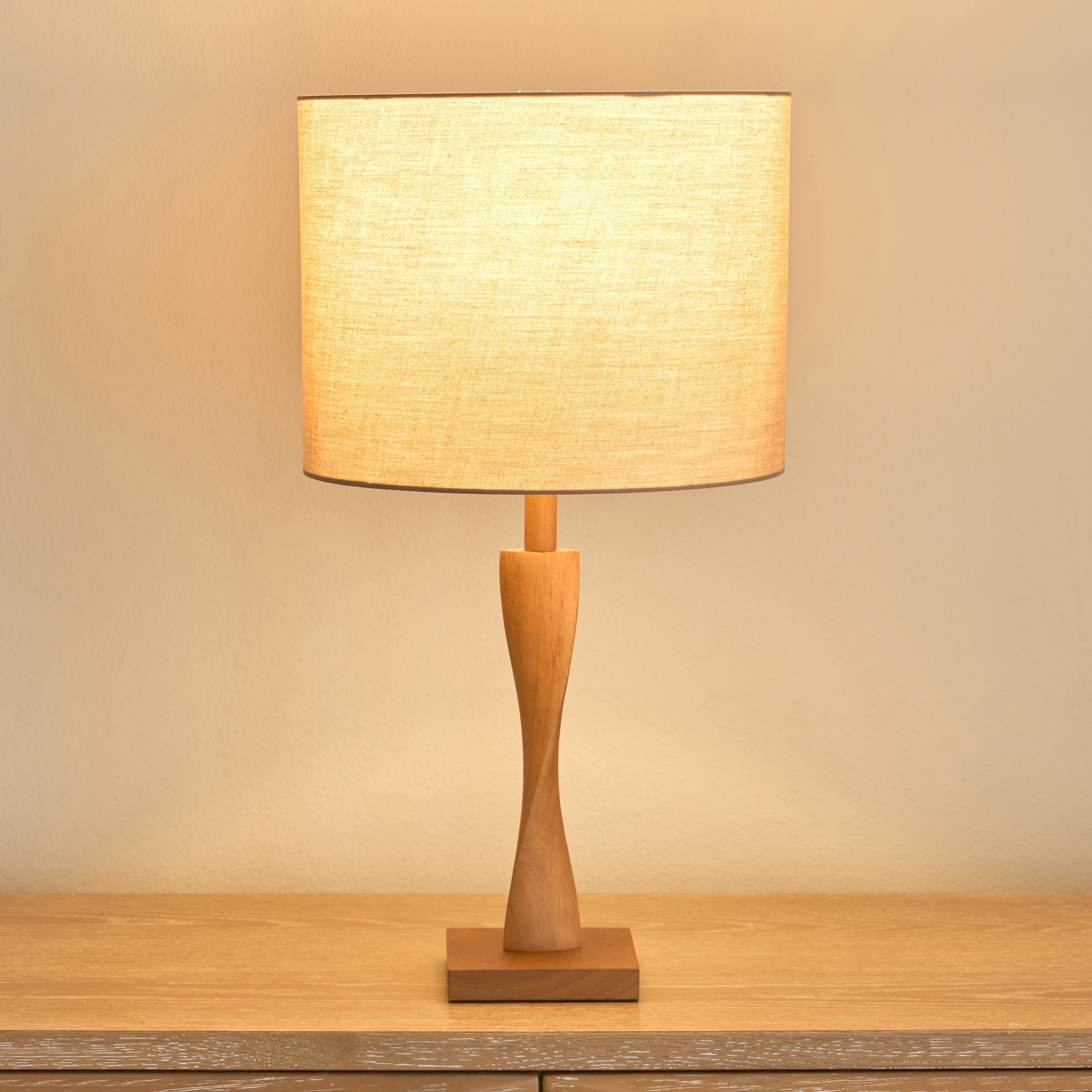 Fonzie Wooden Table Lamp - 55 cm-household-lighting-tableanddesklamps-image-2