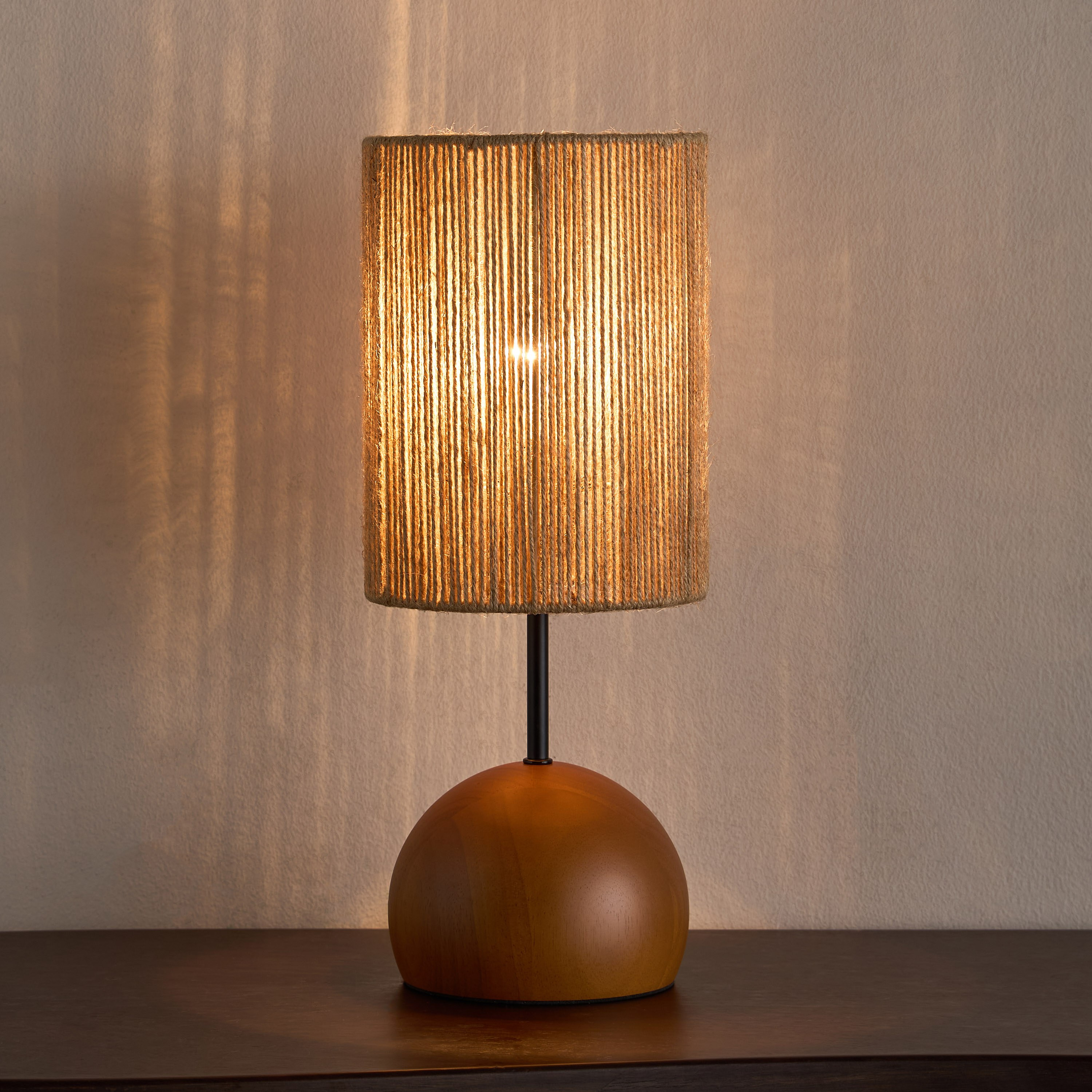 Cheeto Wooden Table Lamp - 48 cm-household-lighting-tableanddesklamps-image-2