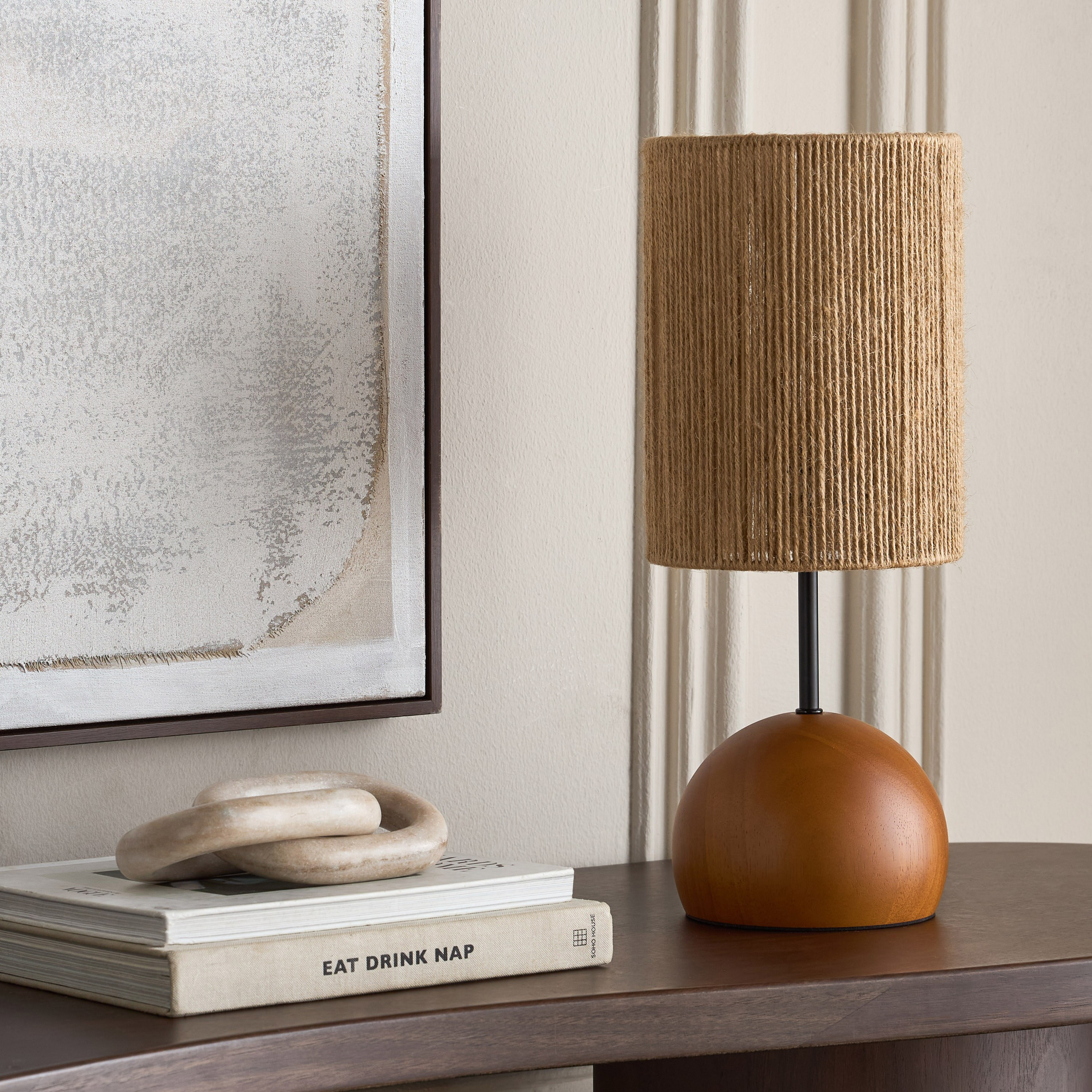 Cheeto Wooden Table Lamp - 48 cm-household-lighting-tableanddesklamps-image-5