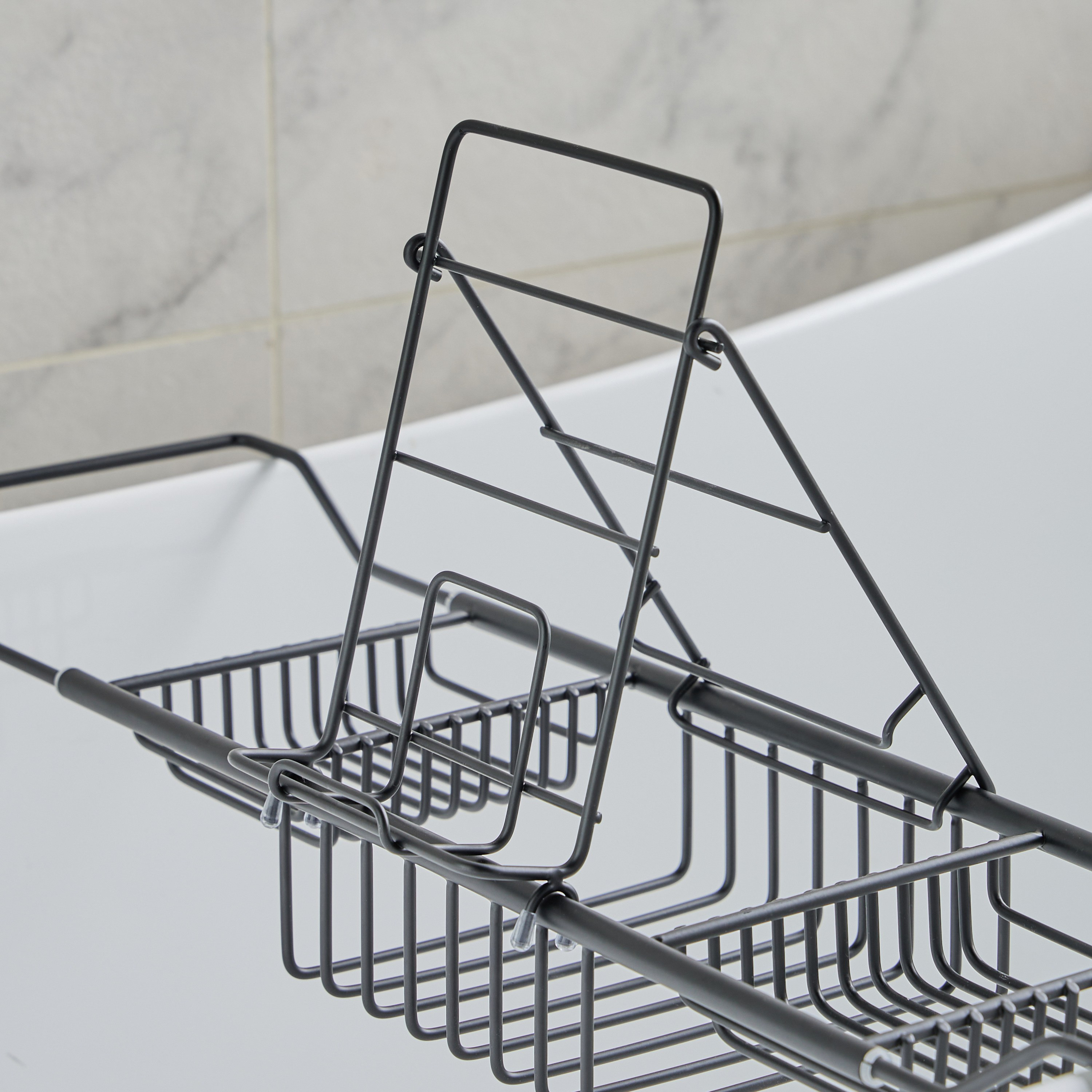 Atlantic Stainless Steel Bathtub Caddy With iPad Stand-household-bathandlaundry-shower-showeraccessories-image-2
