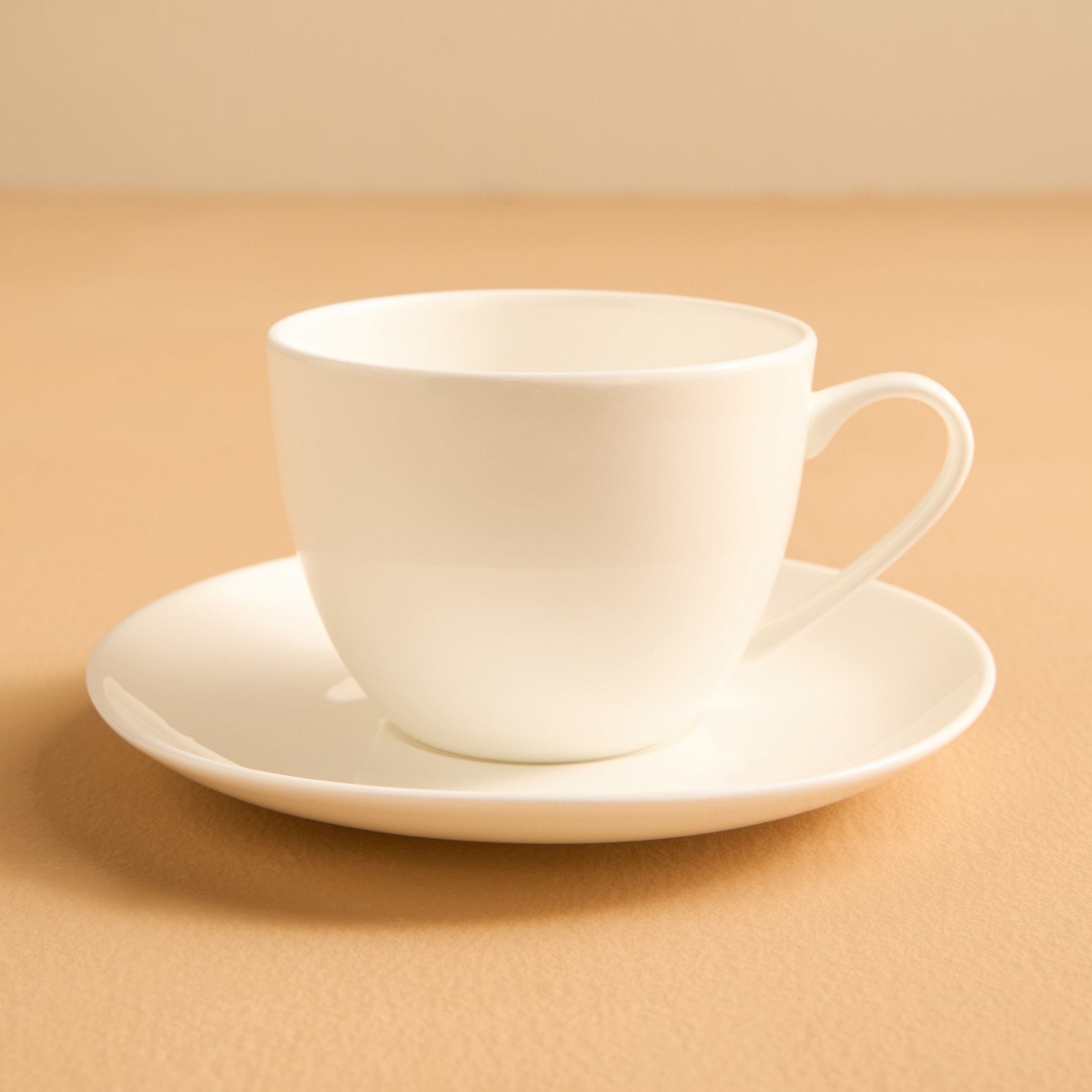 Elegante Bone China Teacup and Saucer - 220 ml-household-dining-dinnerware-dinnerwarecollections-image-1