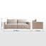 كنبة سرير قماش 3 مقاعد - كريستو-furniture-sofaandseating-sofabedsanddaybeds-image-1