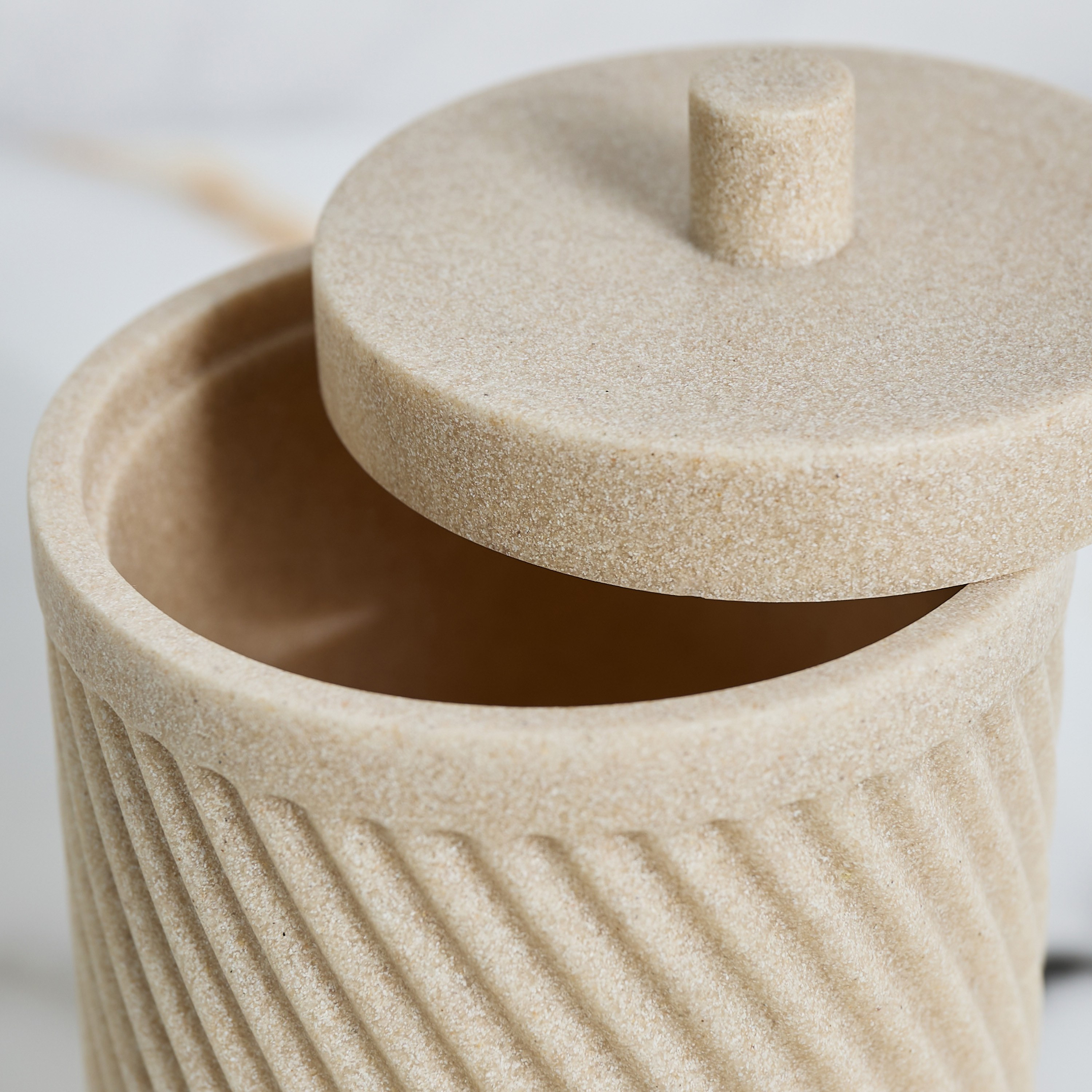 Bevel Cotton Jar-household-bathandlaundry-bathaccessories-tissueboxesandcottonjars-image-2