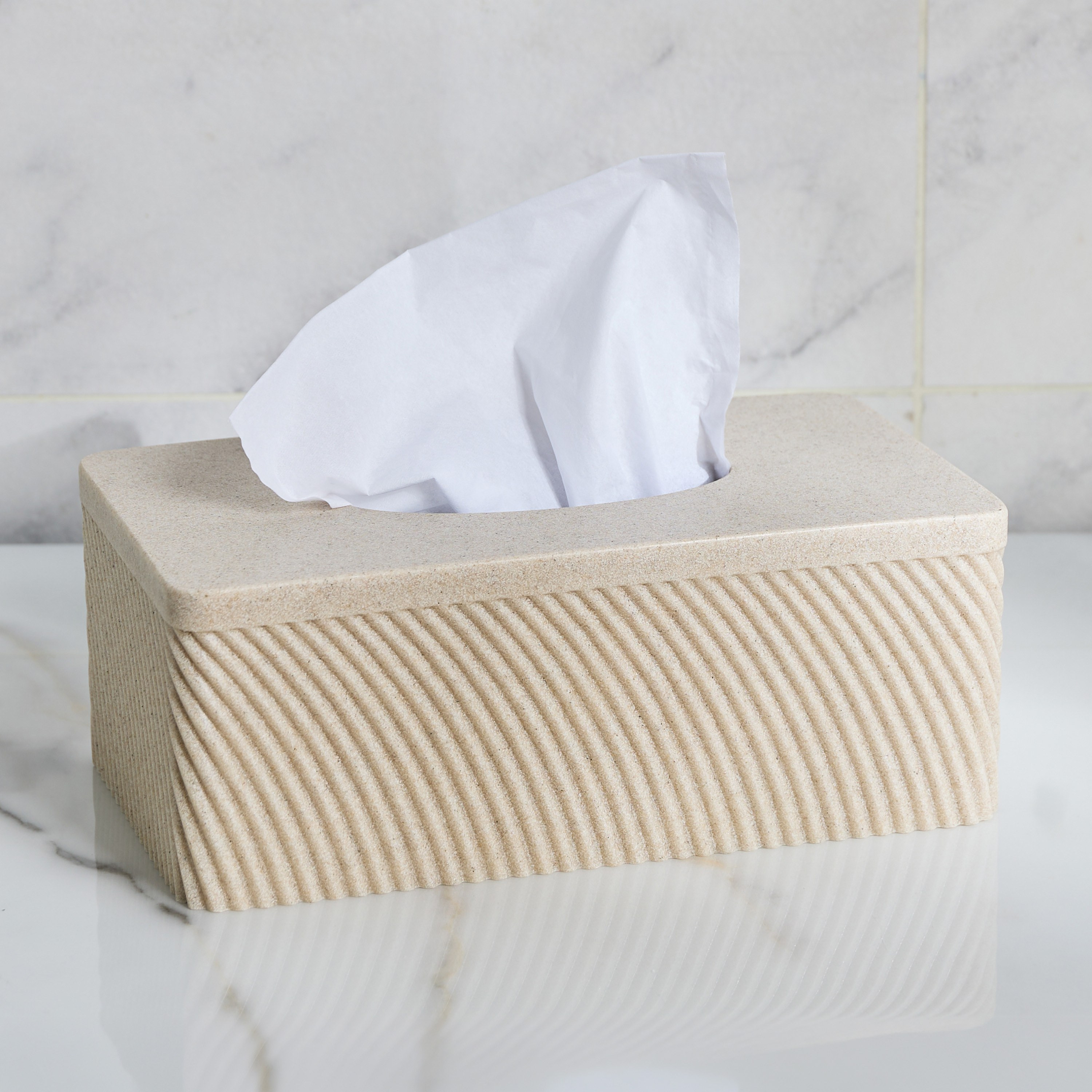 Bevel Tissue Box Cover