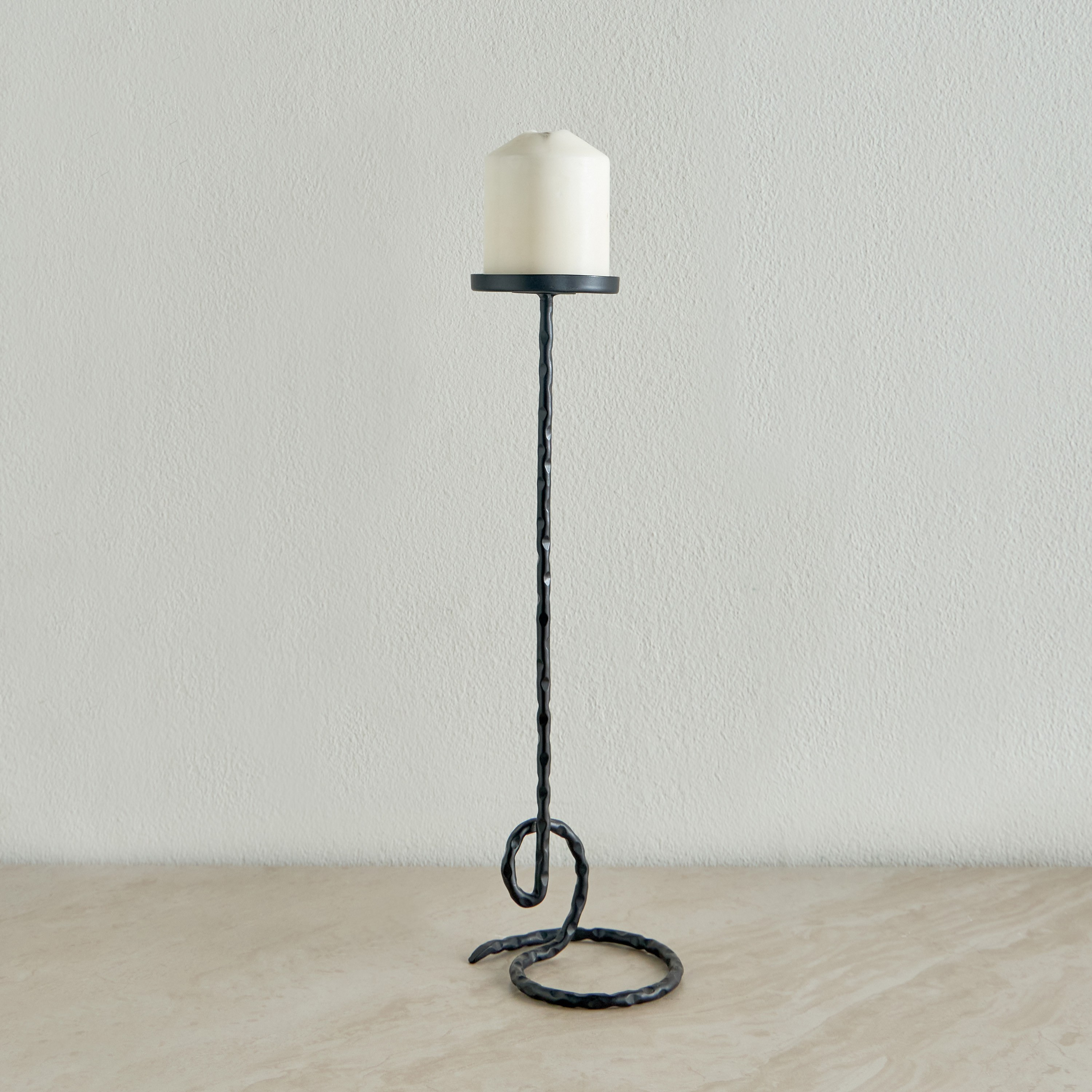 Henry Metal Pillar Candleholder - 42 cm-household-decor-candleholdersandlanterns-image-1