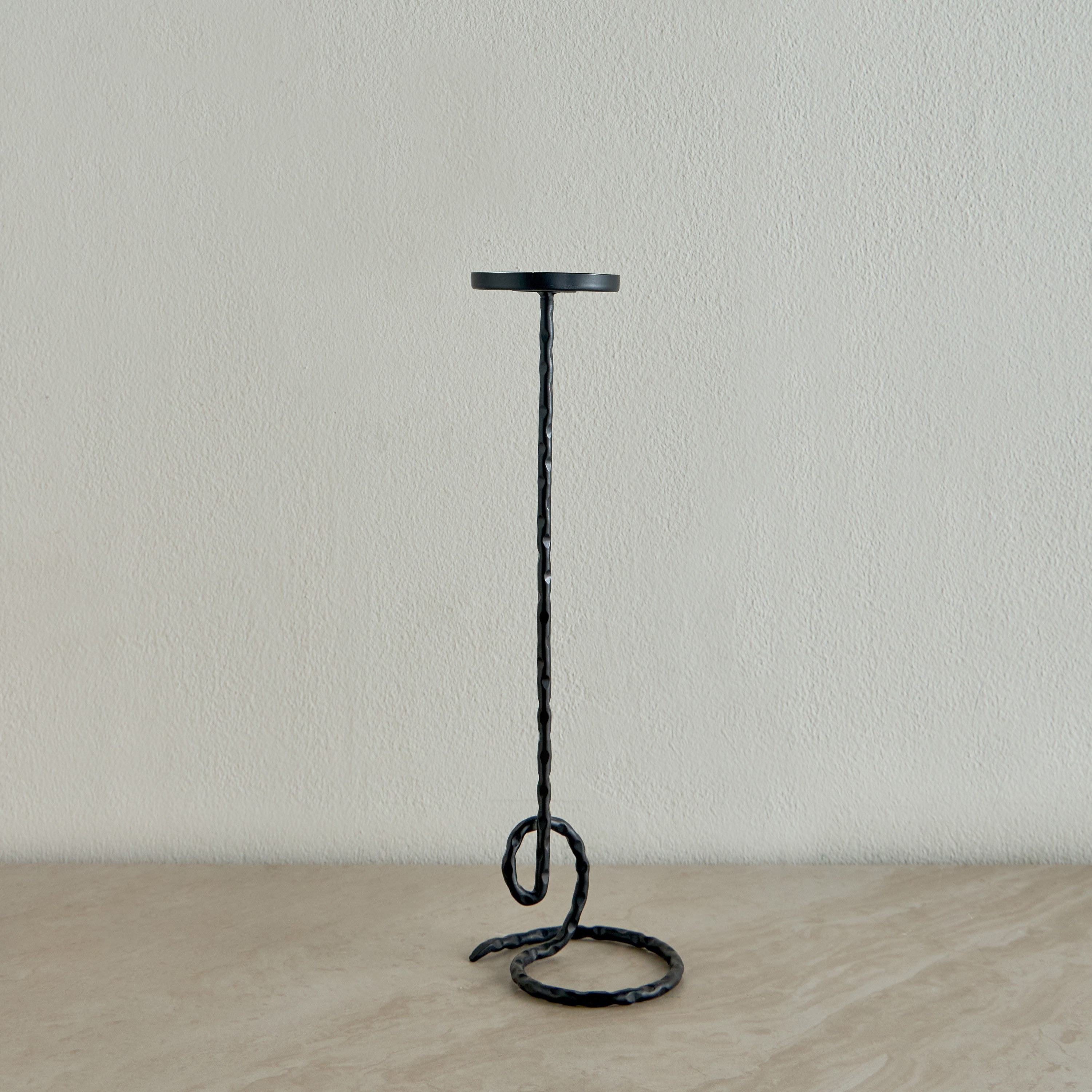 Henry Metal Pillar Candleholder - 42 cm-household-decor-candleholdersandlanterns-image-3