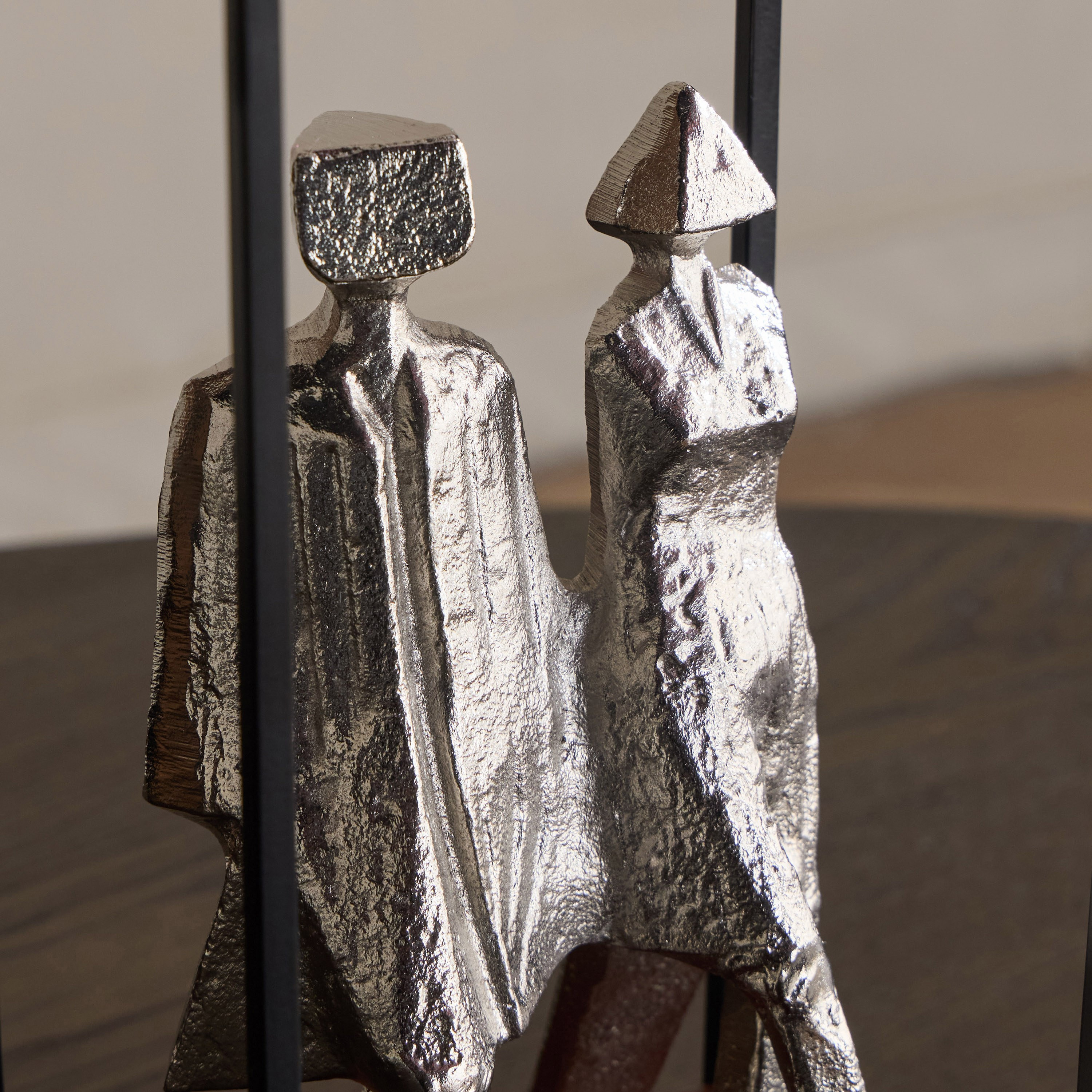 Zale Metal Decorative Figurine - 31 cm-household-decor-decorativeobjectsandsculptures-image-2