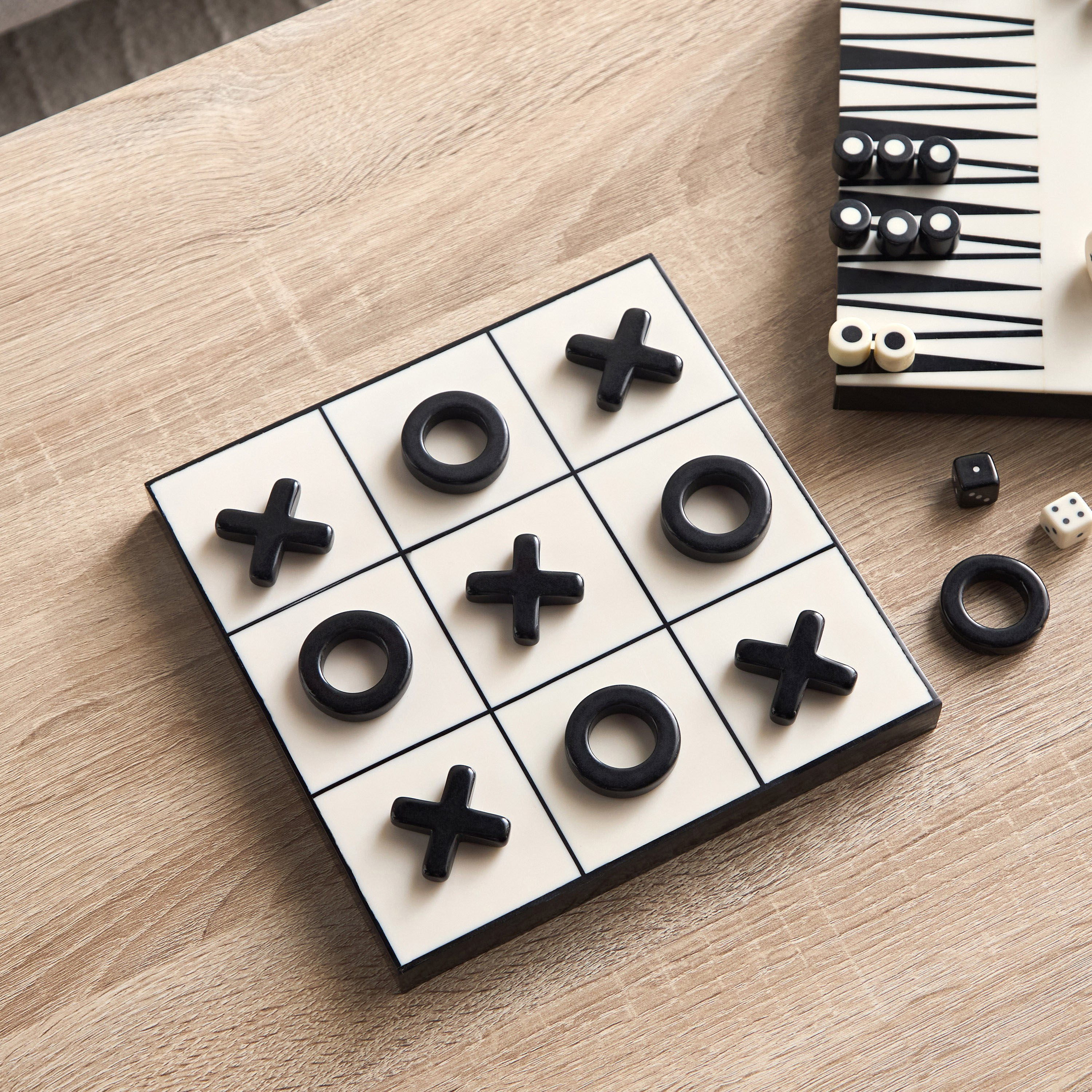 Todd Tic TacToe and Backgammon Board Game-household-decor-decorativeobjectsandsculptures-image-1