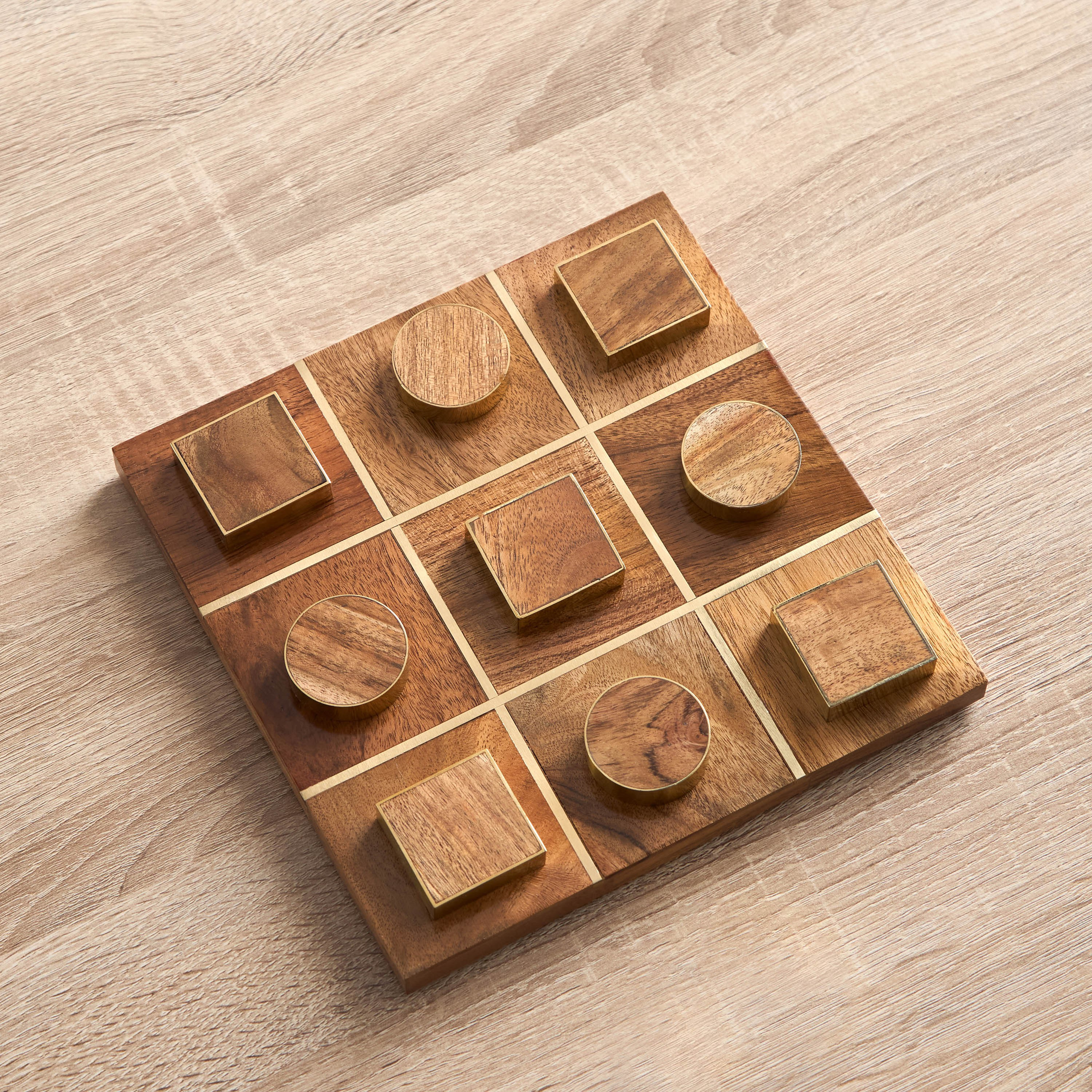 Todd Dahab Tic Tac Toe Decorative Showpiece-household-decor-decorativeobjectsandsculptures-image-1