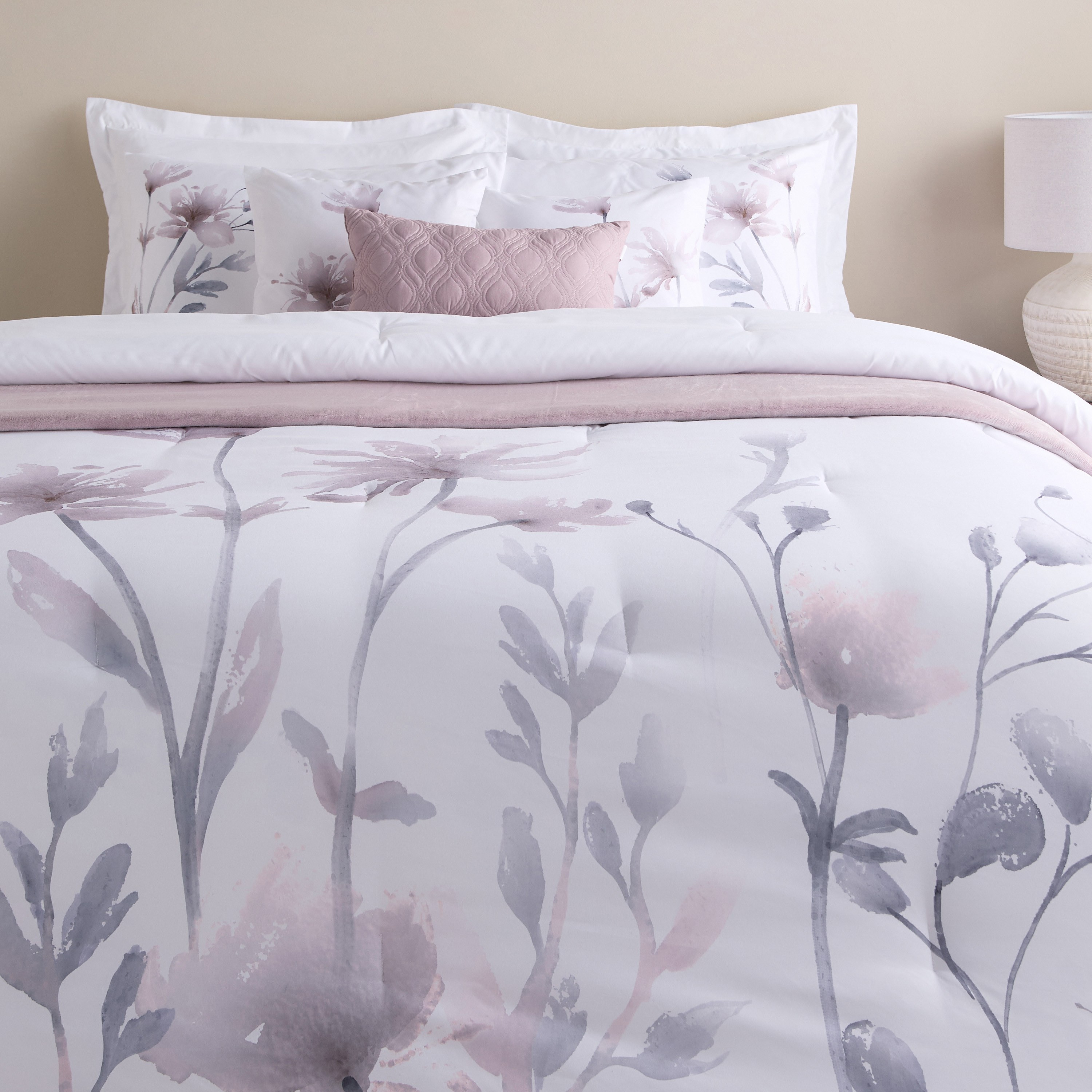 Laine Printed 10-Piece Super King Comforter Set - 240x260 cm-household-bedding-comfortersandbedspreads-bedinabag-image-2