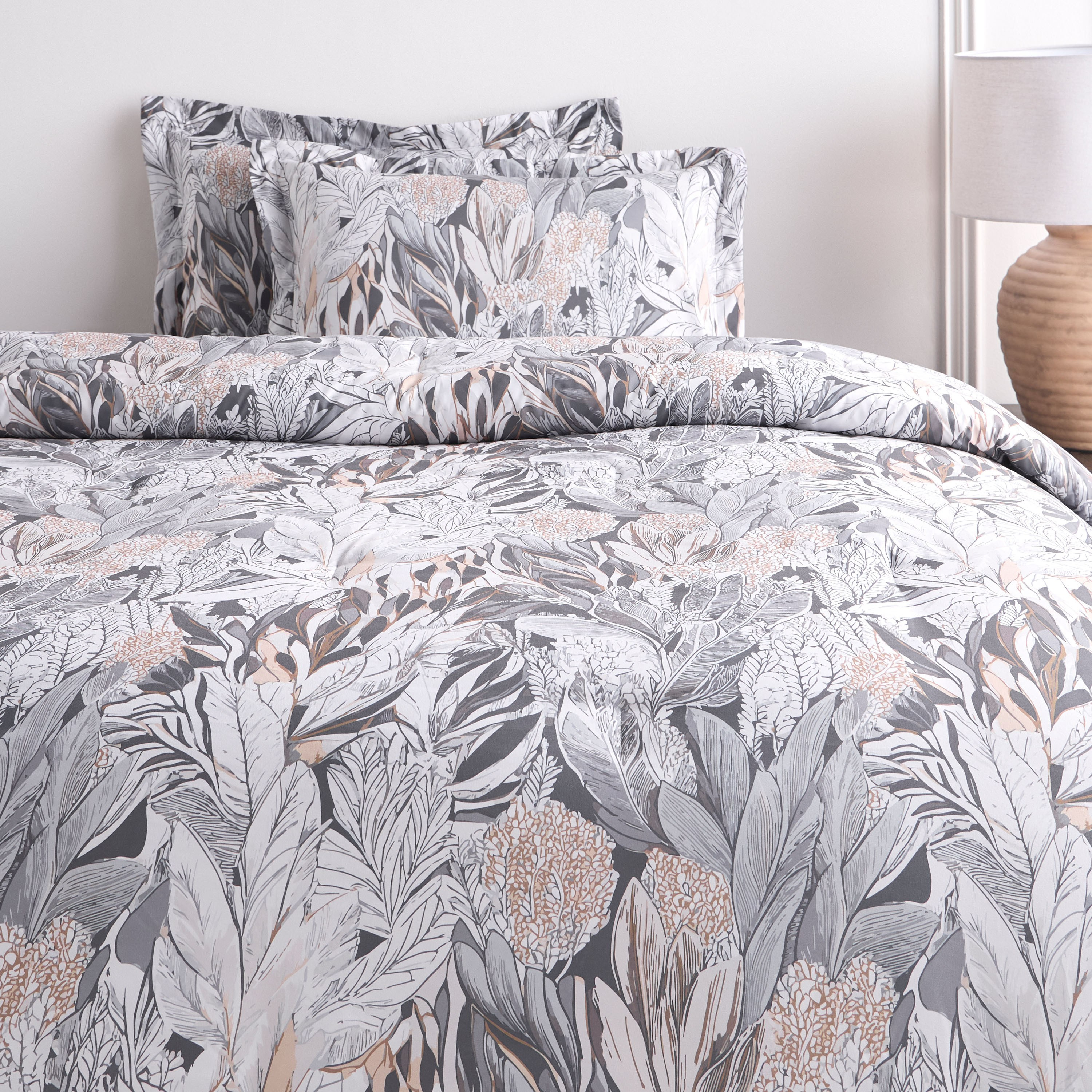Charlene Microfibre Printed 4-Piece Super King Comforter Set - 240x260 cm-household-bedding-comfortersandbedspreads-bedinabag-image-2