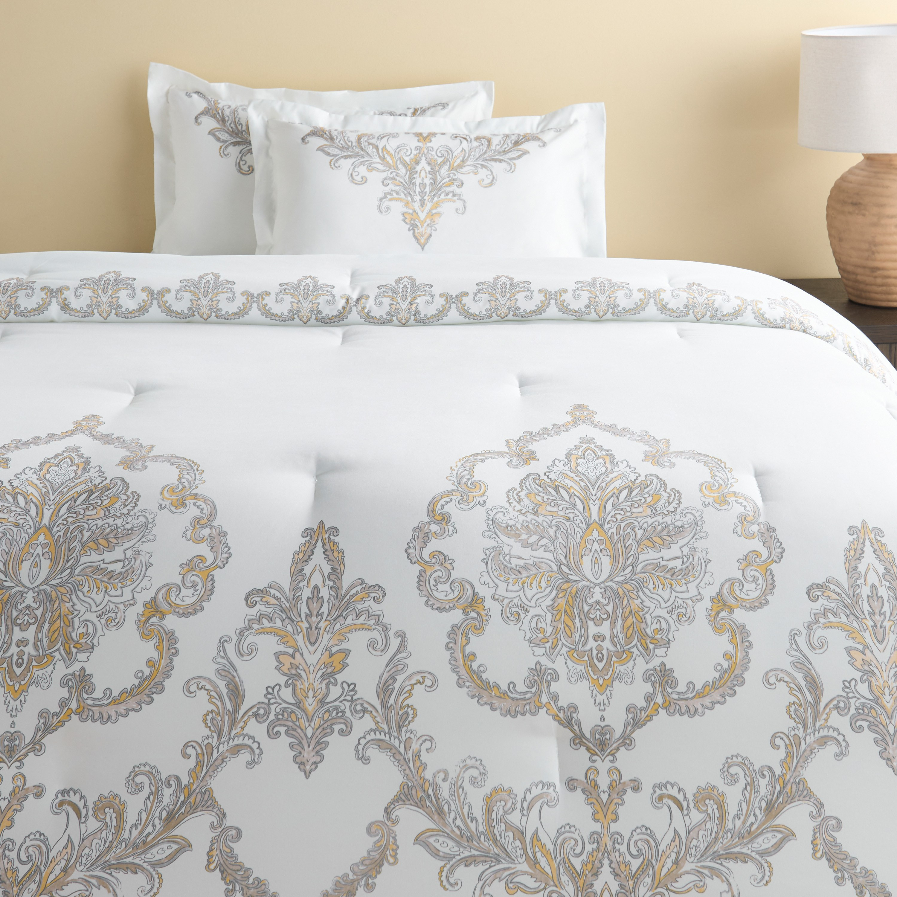 Monique Printed 4-Piece Super King Comforter Set - 240x260 cm-household-bedding-comfortersandbedspreads-bedinabag-image-2