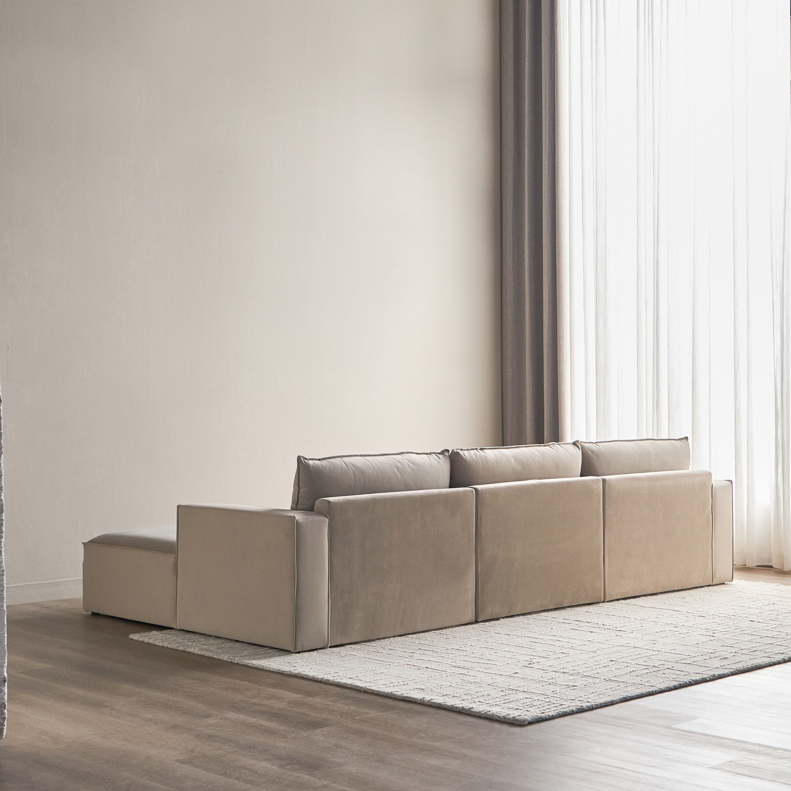 Sage 3-Seater Fabric Right Corner Sofa-furniture-sofaandseating-cornersofas-image-3