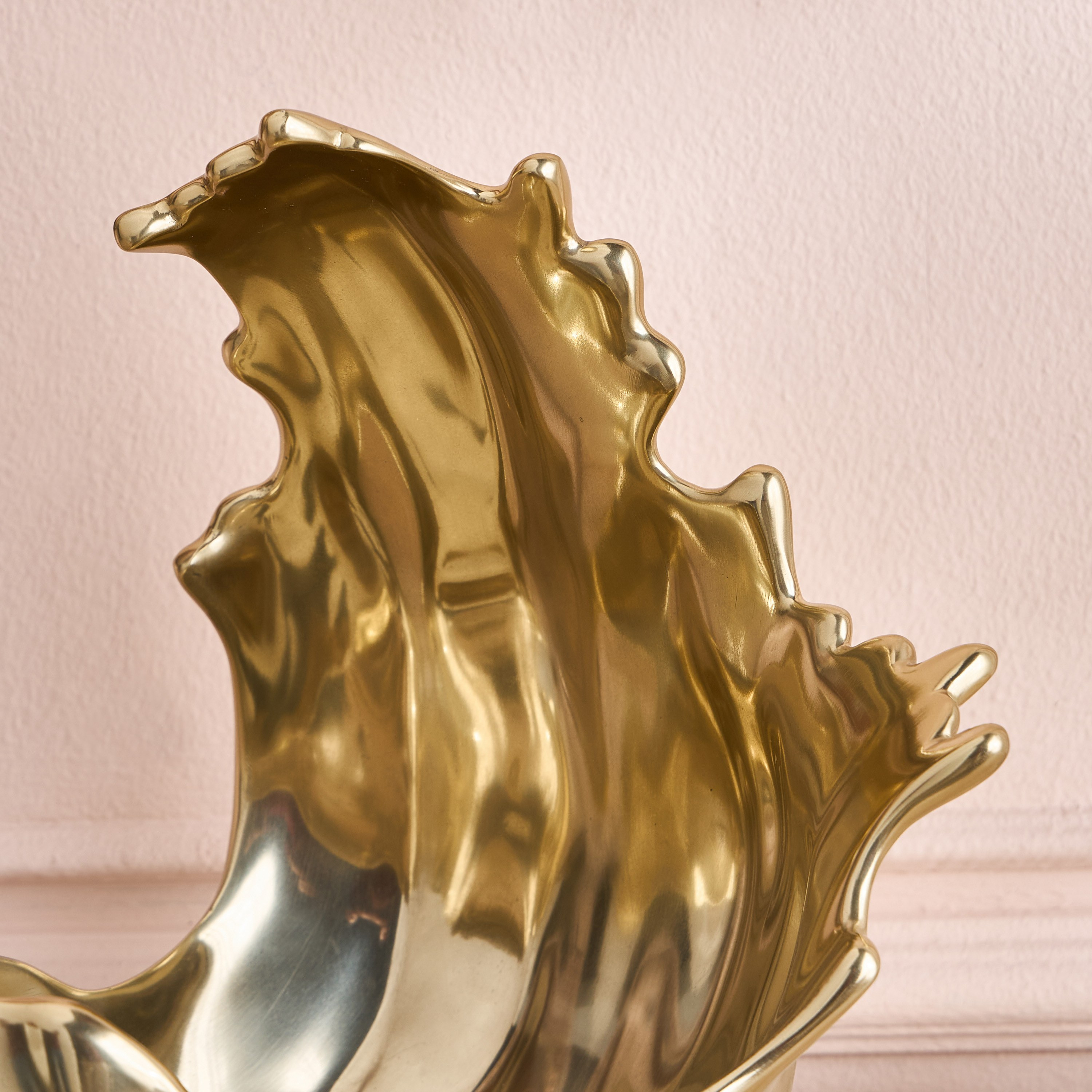 Lotus Metal Decorative Bowl - 28x31 cm-household-decor-vasesandbowls-image-3