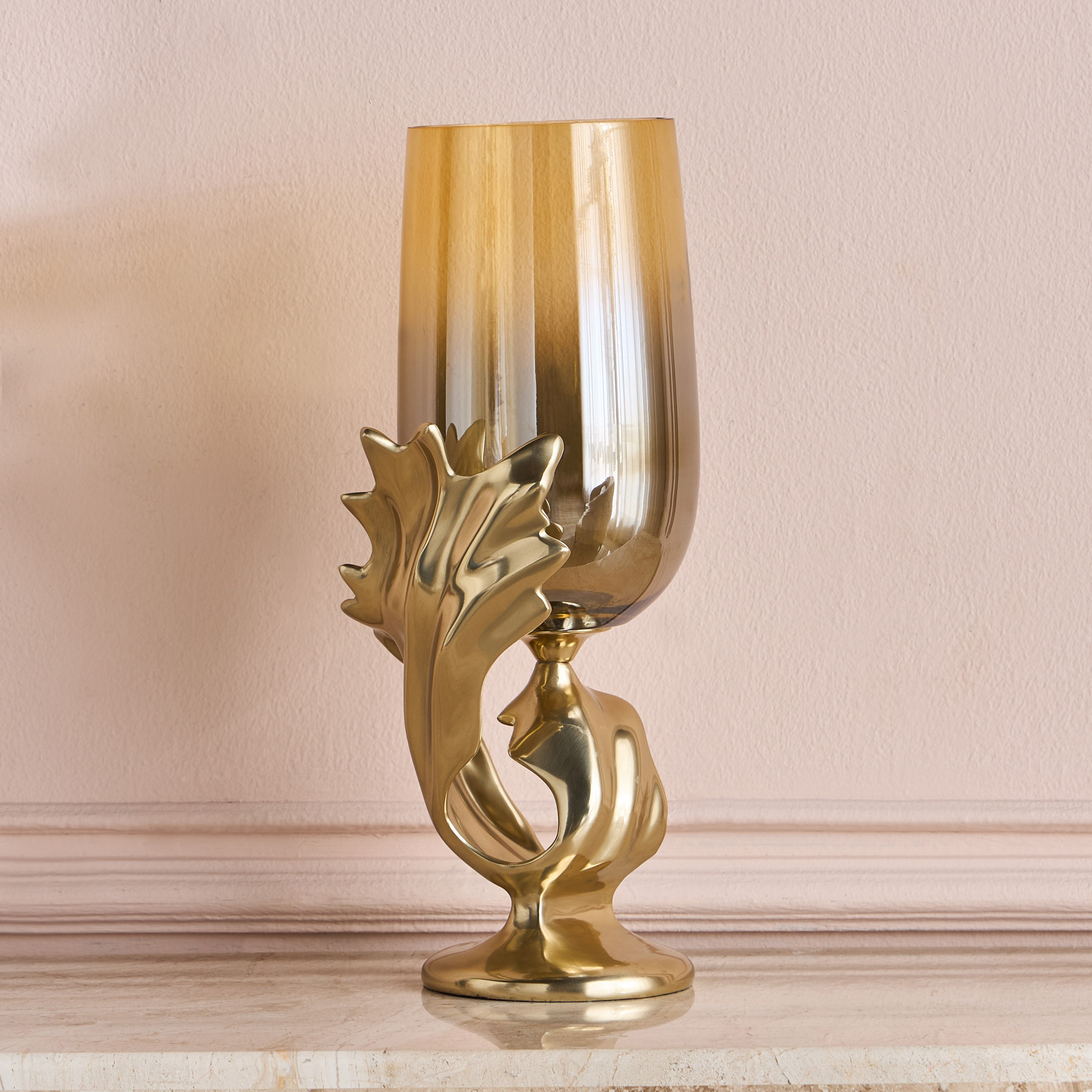 Lotus Swirl Hurricane Candleholder-household-decor-candleholdersandlanterns-image-3