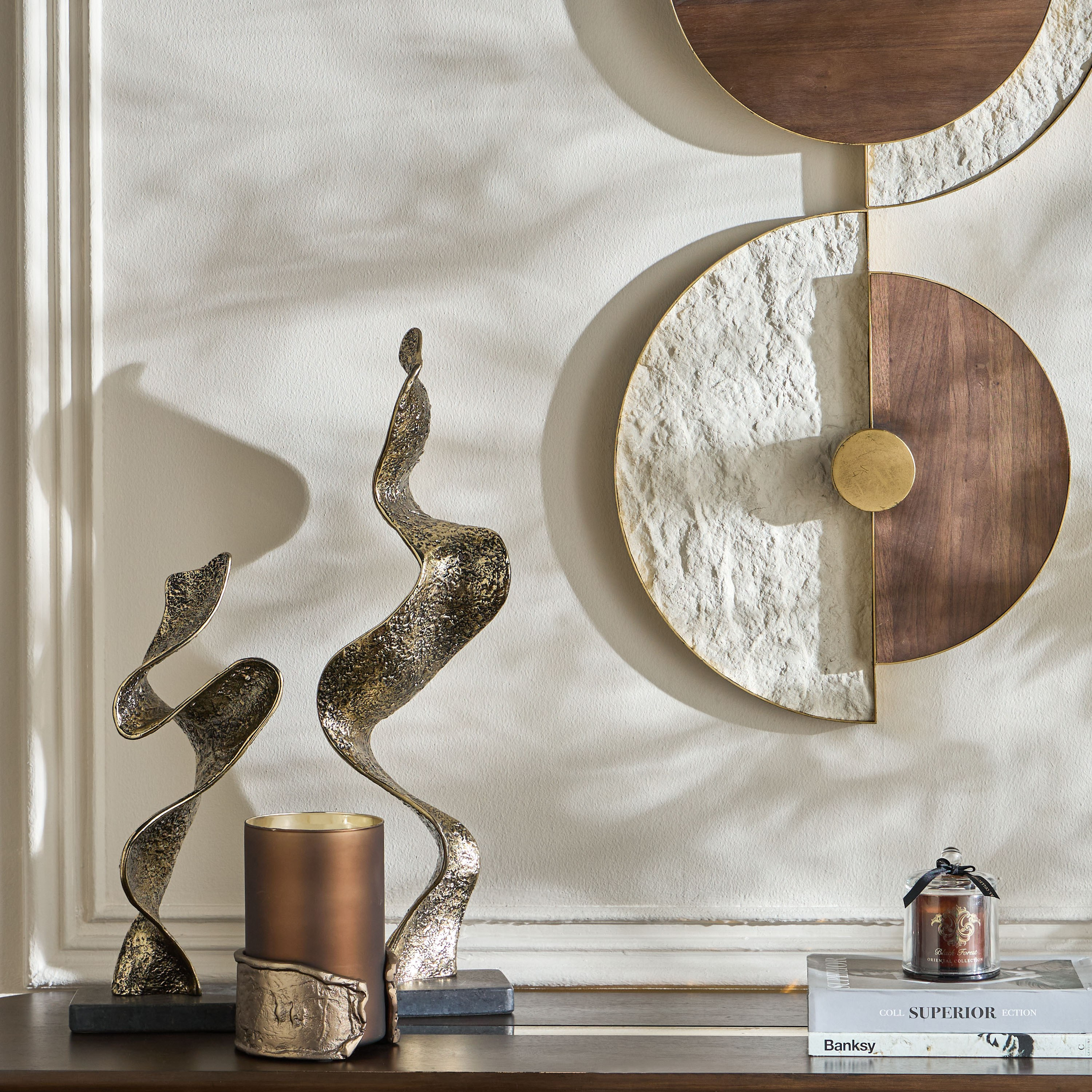 Dahab Terra Vertical Wave Showpiece-household-decor-decorativeobjectsandsculptures-image-4