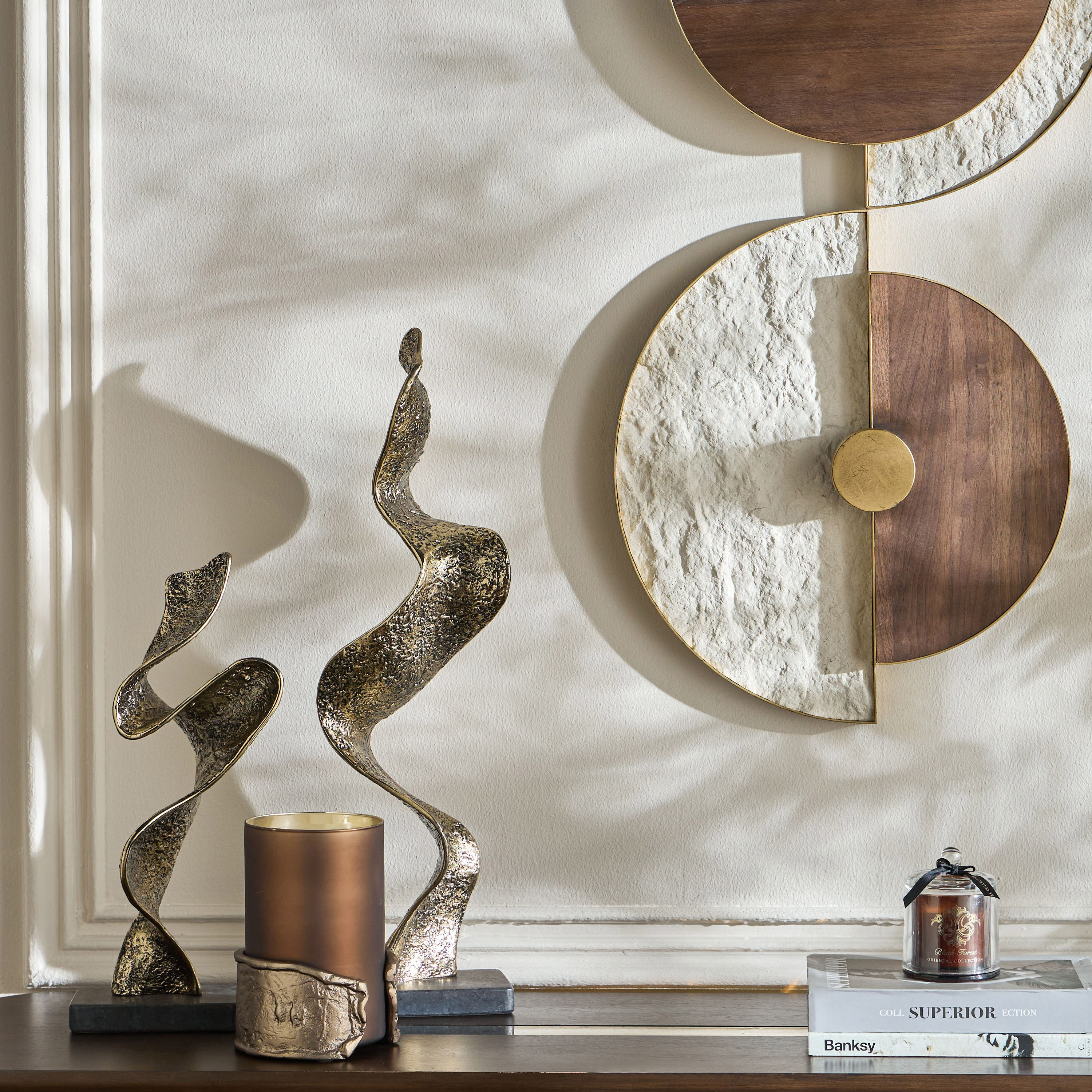 Dahab Terra Vertical Wave Showpiece-household-decor-decorativeobjectsandsculptures-image-4