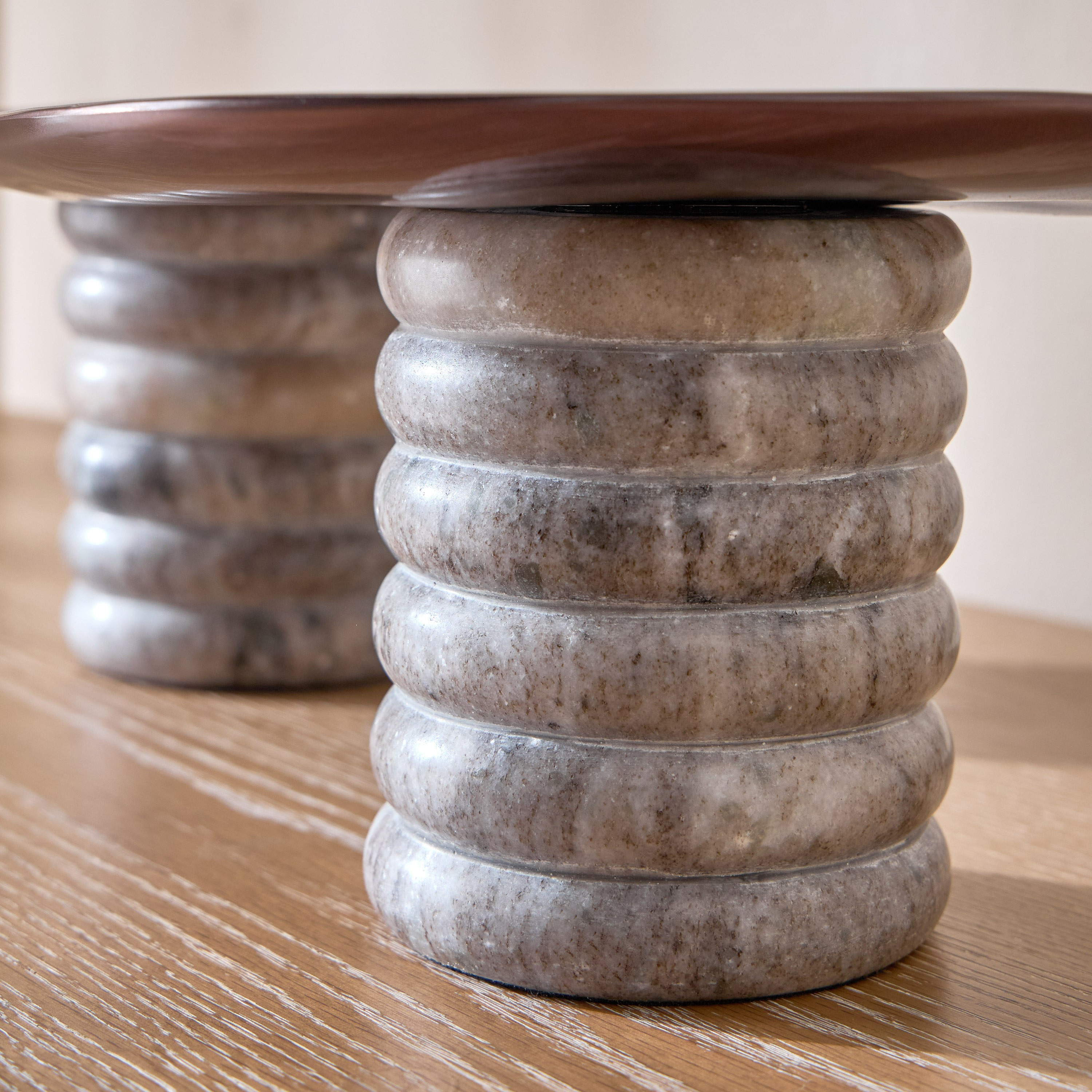Opulence Stone Decorative Platter - 23x44 cm-household-decor-boxesandtrays-image-3