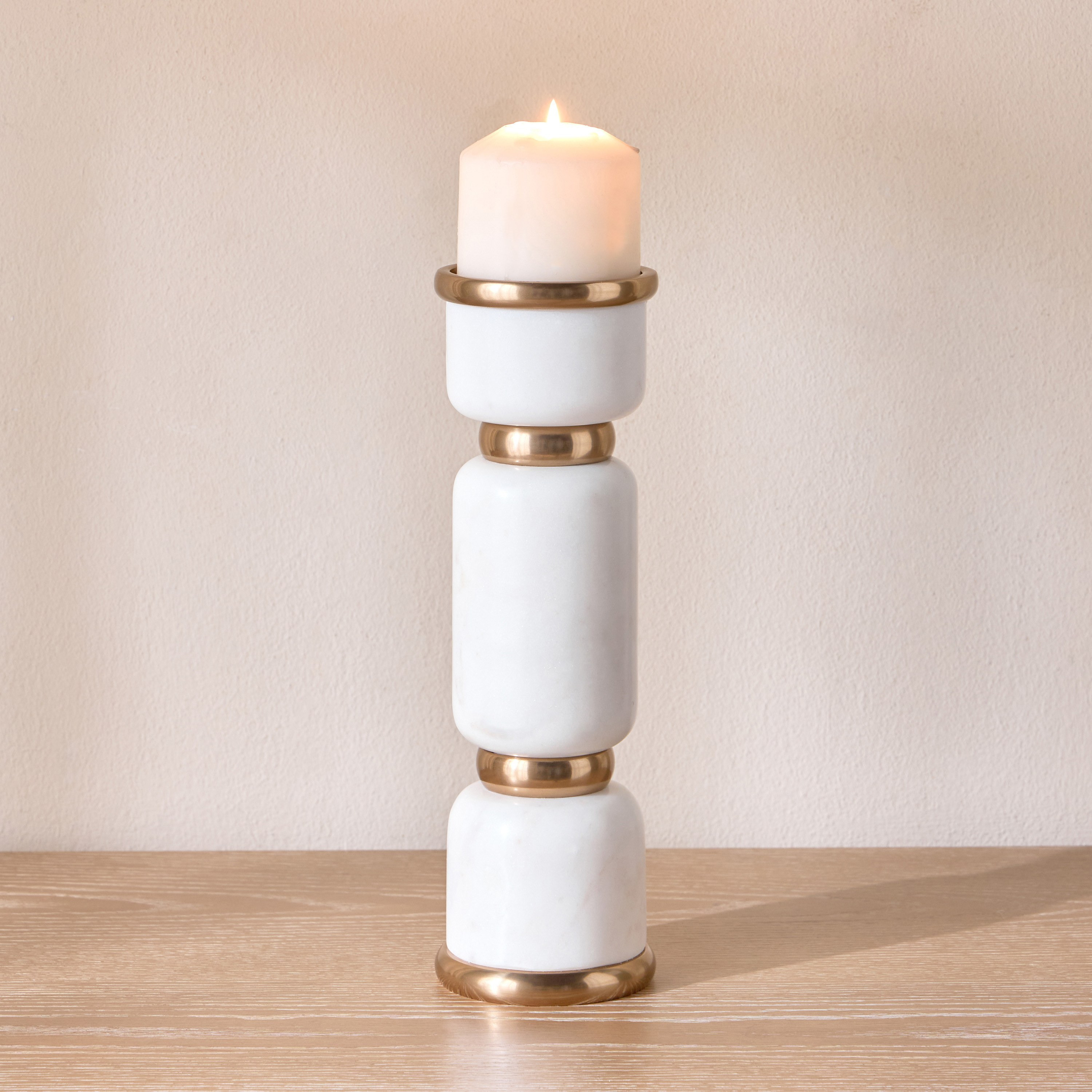 Blanco Pillar Candleholder - 29 cm-household-decor-candleholdersandlanterns-image-2