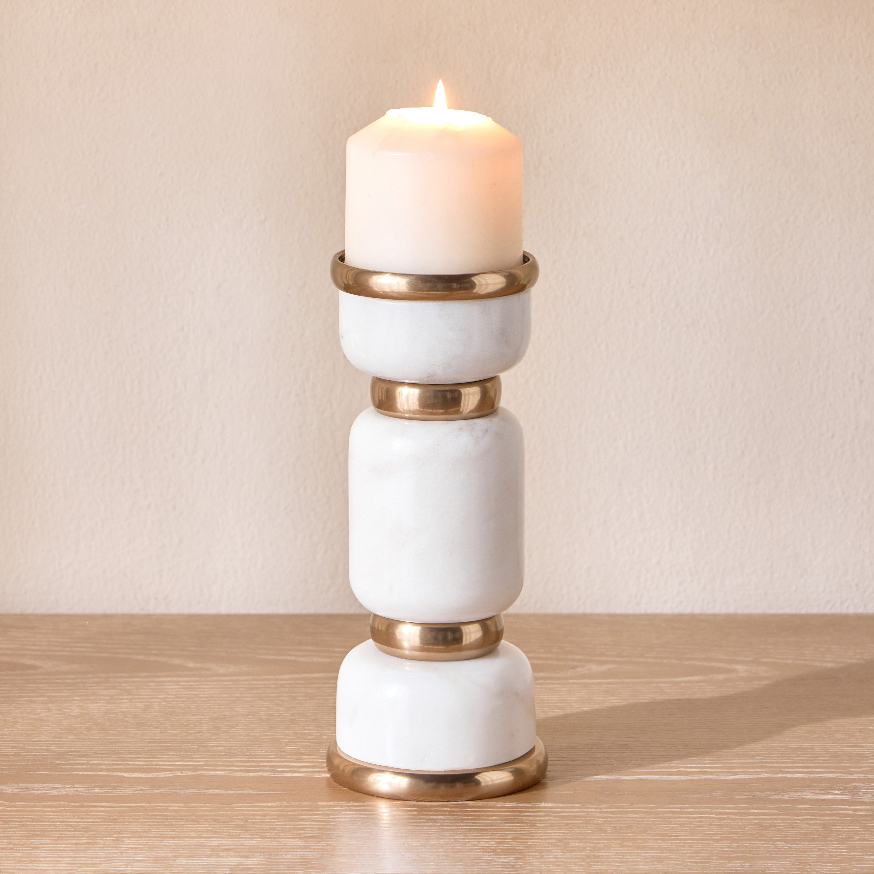Blanco Pillar Candleholder - 23 cm-household-decor-candleholdersandlanterns-image-2