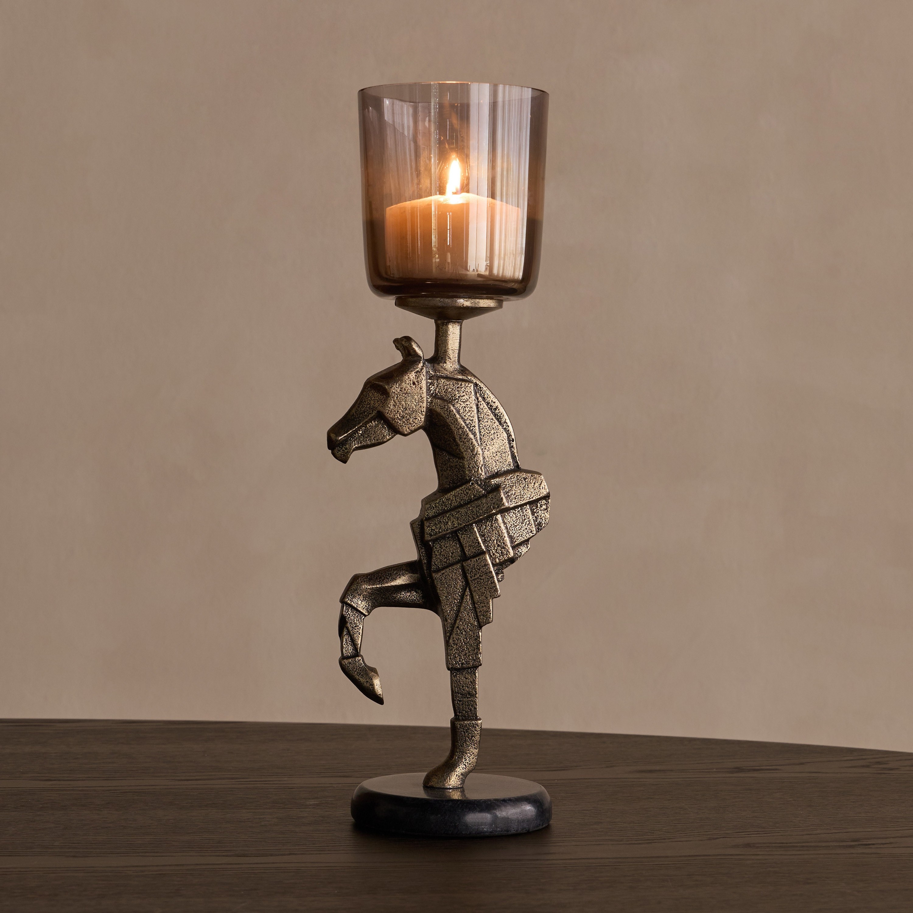 حامل شموع طويلة معدن - ستاليون - 40 سم-household-decor-candleholdersandlanterns-image-2