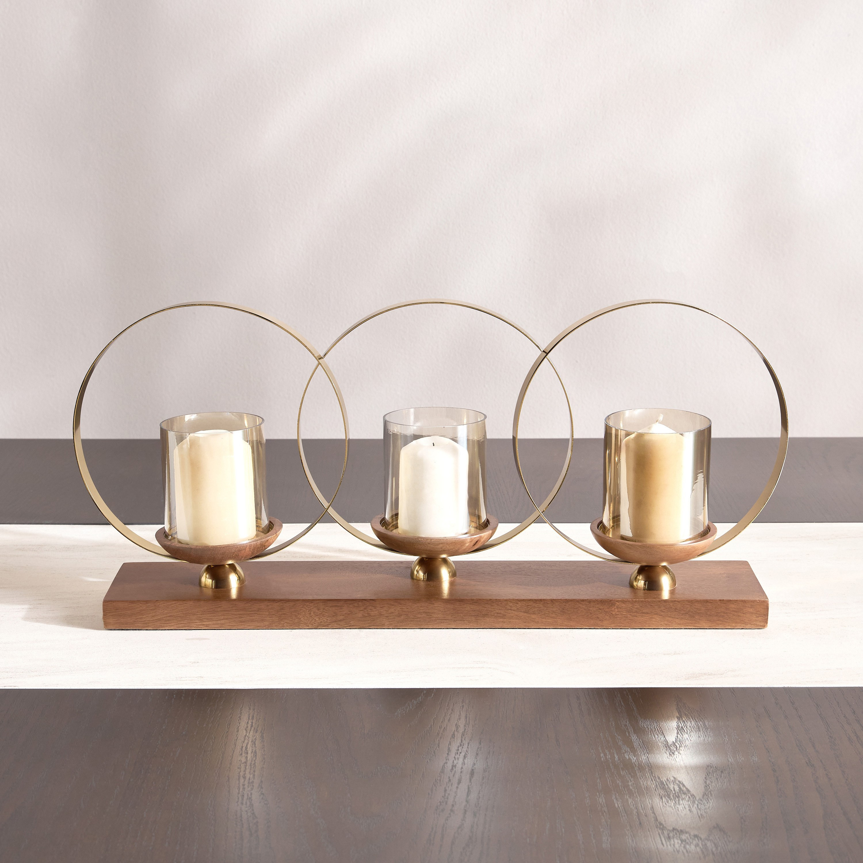 Ivy 3-Arm Candle Runner-household-decor-candleholdersandlanterns-image-1