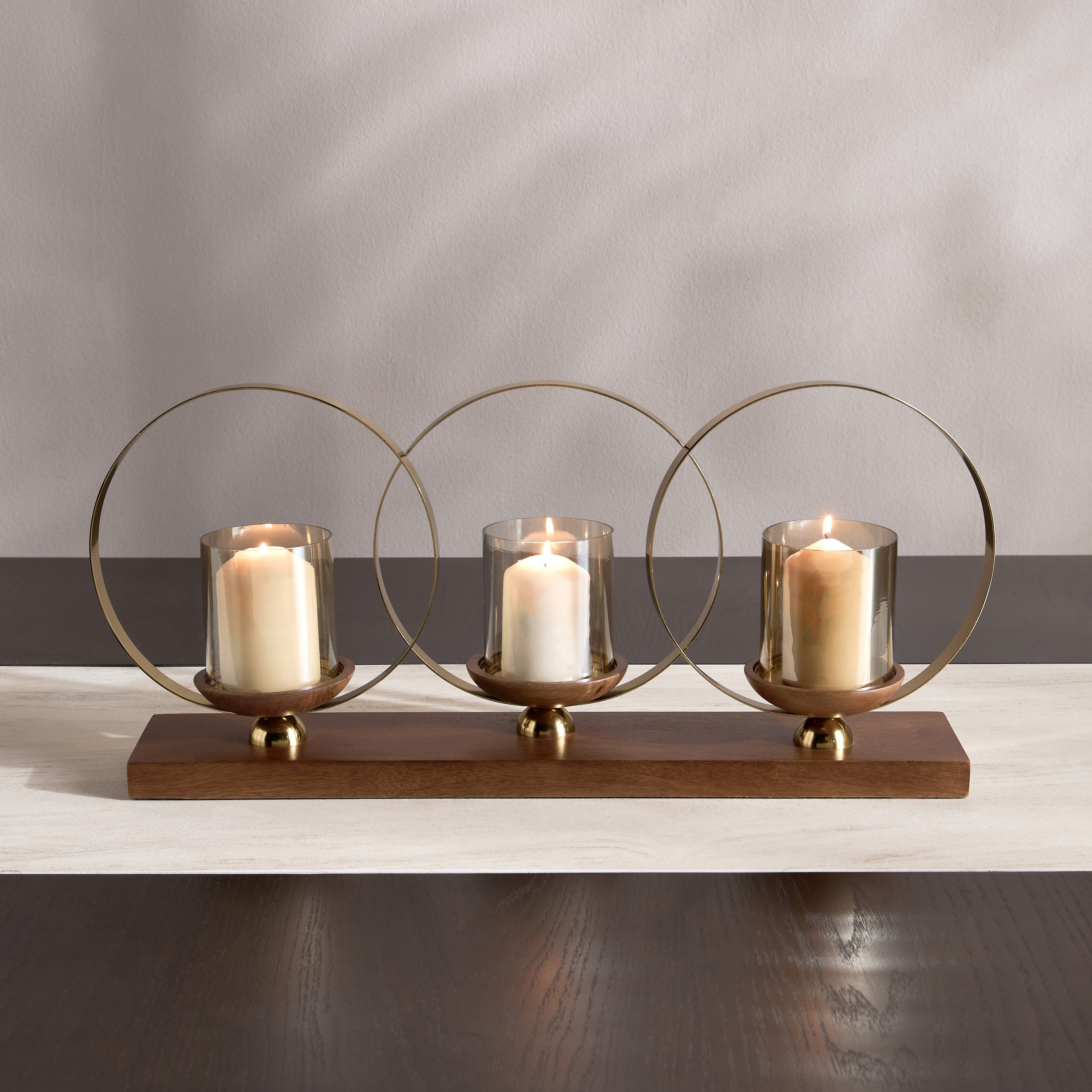 Ivy 3-Arm Candle Runner-household-decor-candleholdersandlanterns-image-2