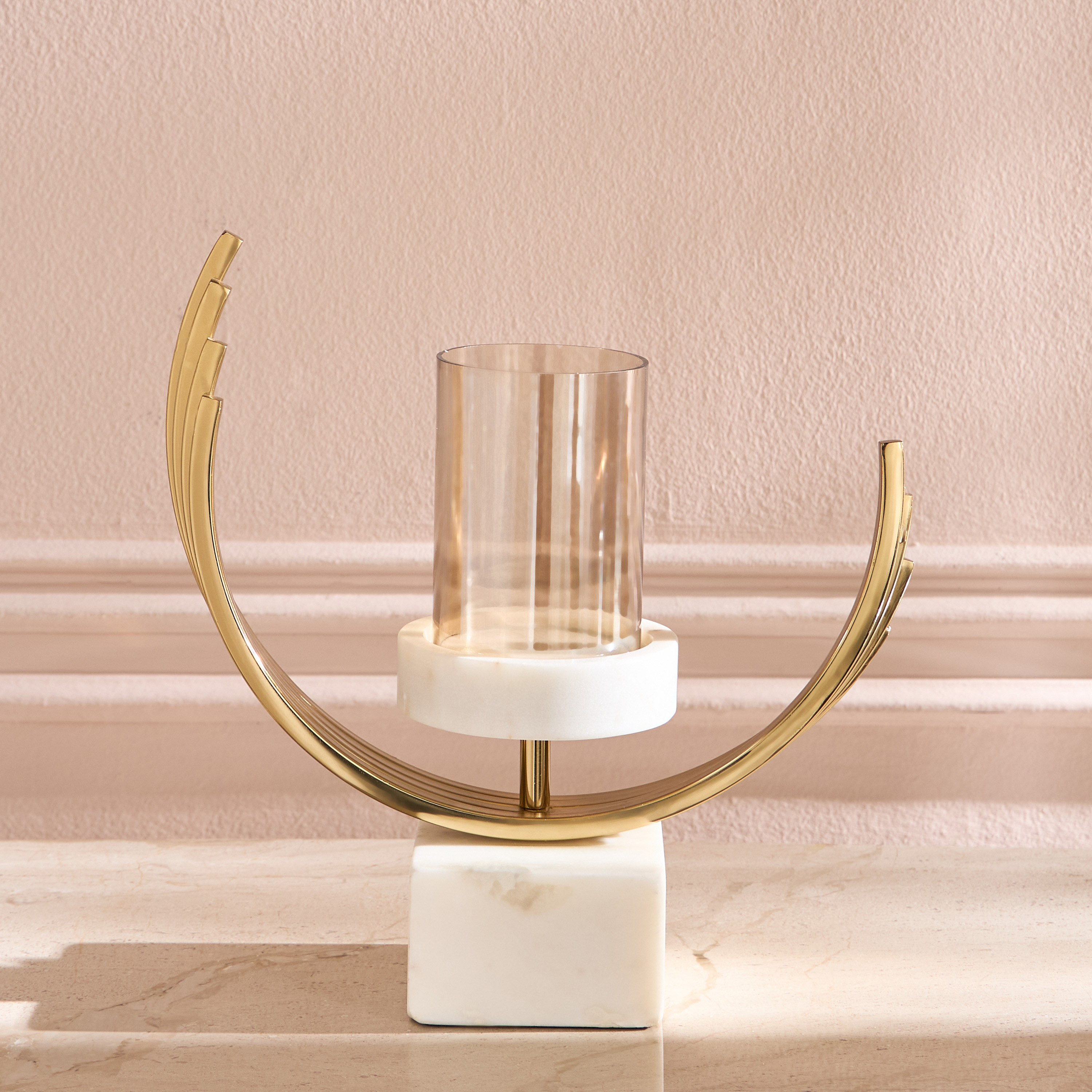 Lotus Sway Pillar Candleholder-household-decor-candleholdersandlanterns-image-1