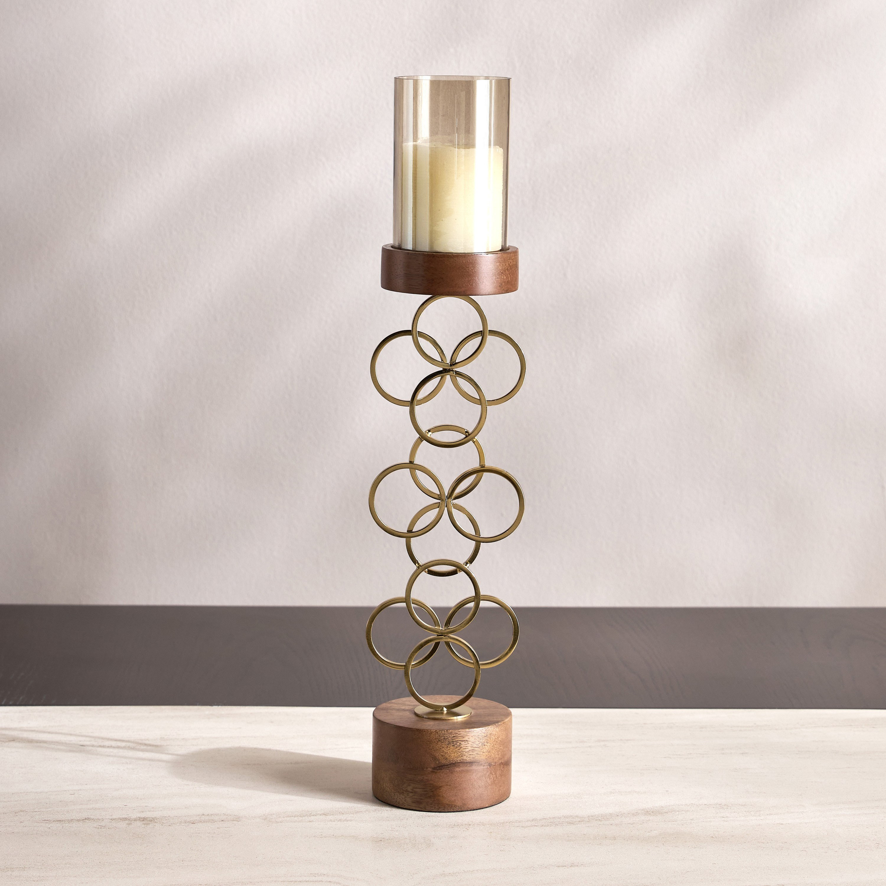 Arion Pillar Candleholder-household-decor-candleholdersandlanterns-image-1