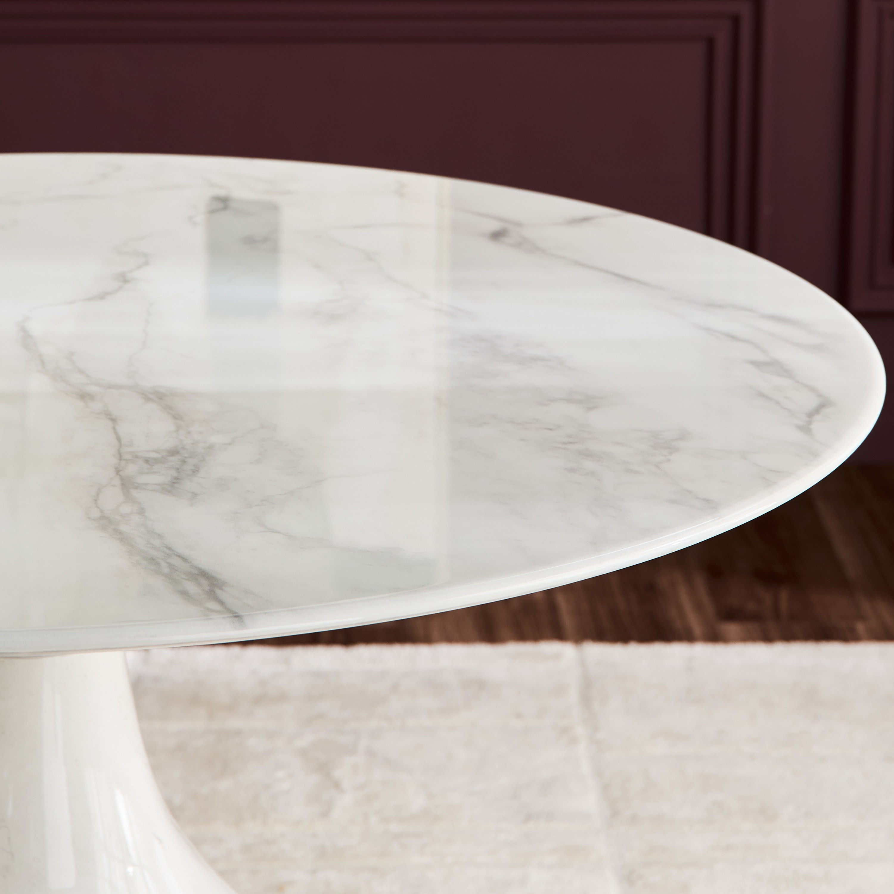 Koen 4-Seater Marble Top Dining Table-furniture-diningroom-diningtables-image-2