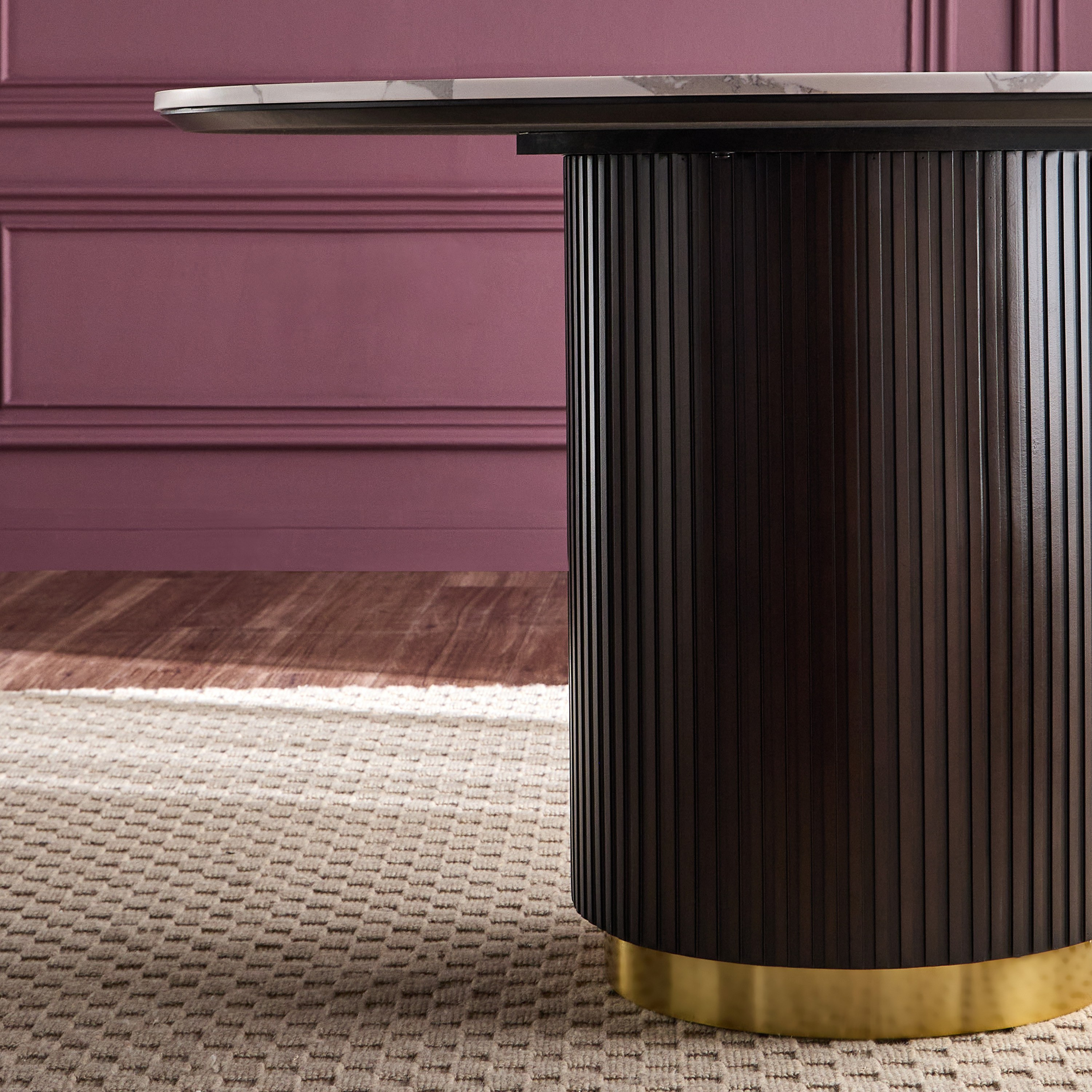 Ranger 4-Seater Marble Top Dining Table-furniture-diningroom-diningtables-image-4