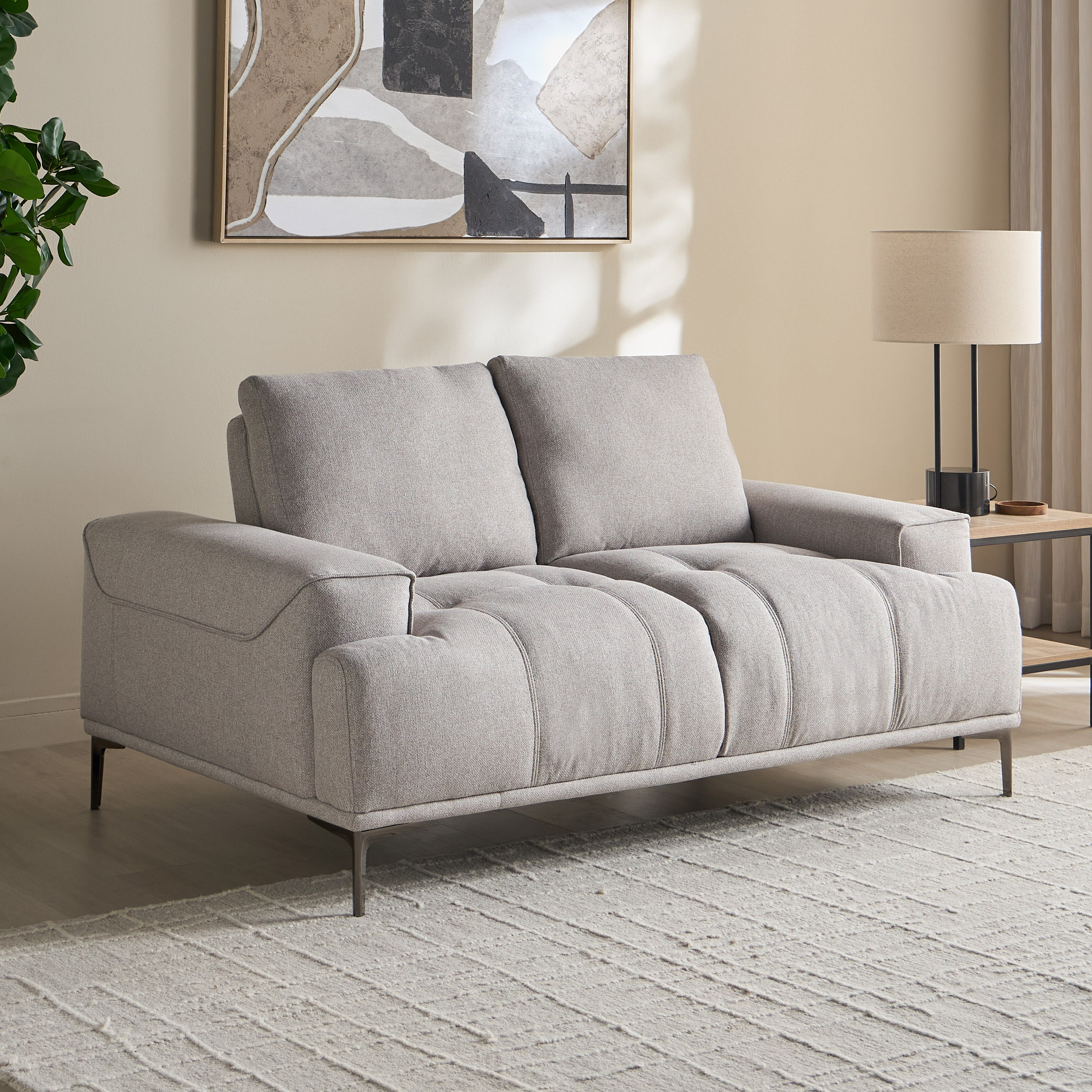 Harvey 2-Seater Fabric Sofa