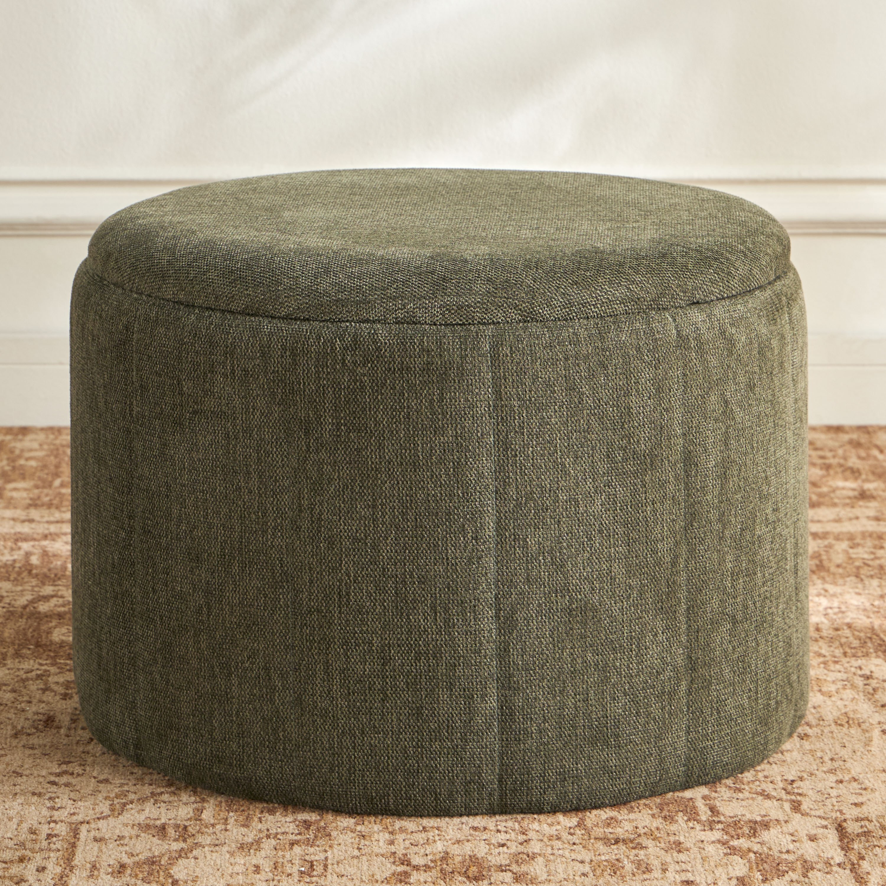 مقعد عثماني قماش مع مساحة تخزين - نيمو-furniture-sofaandseating-ottomansbeanbagsandpoufs-image-1