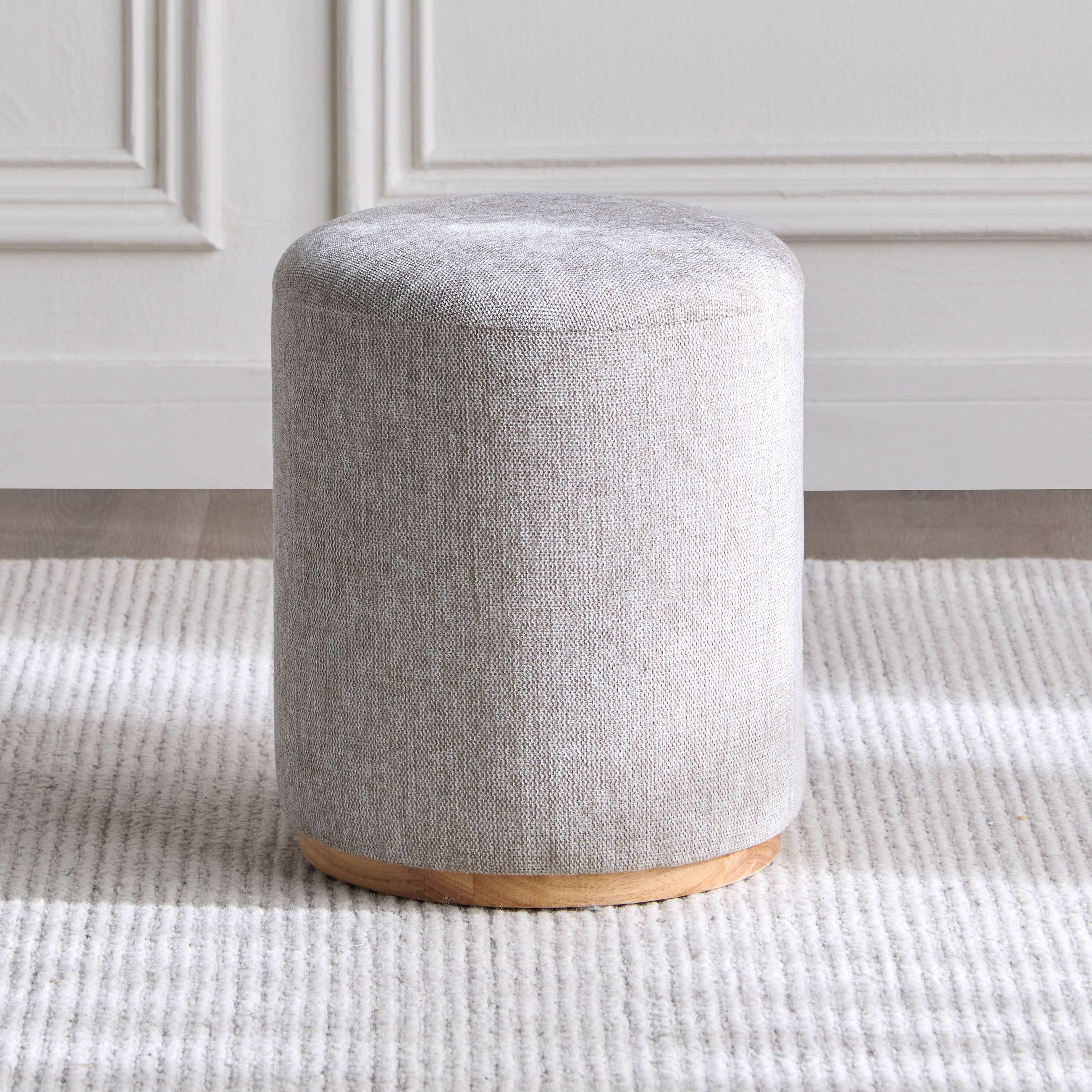 Kingin Fabric Ottoman - Small-furniture-sofaandseating-ottomansbeanbagsandpoufs-image-4
