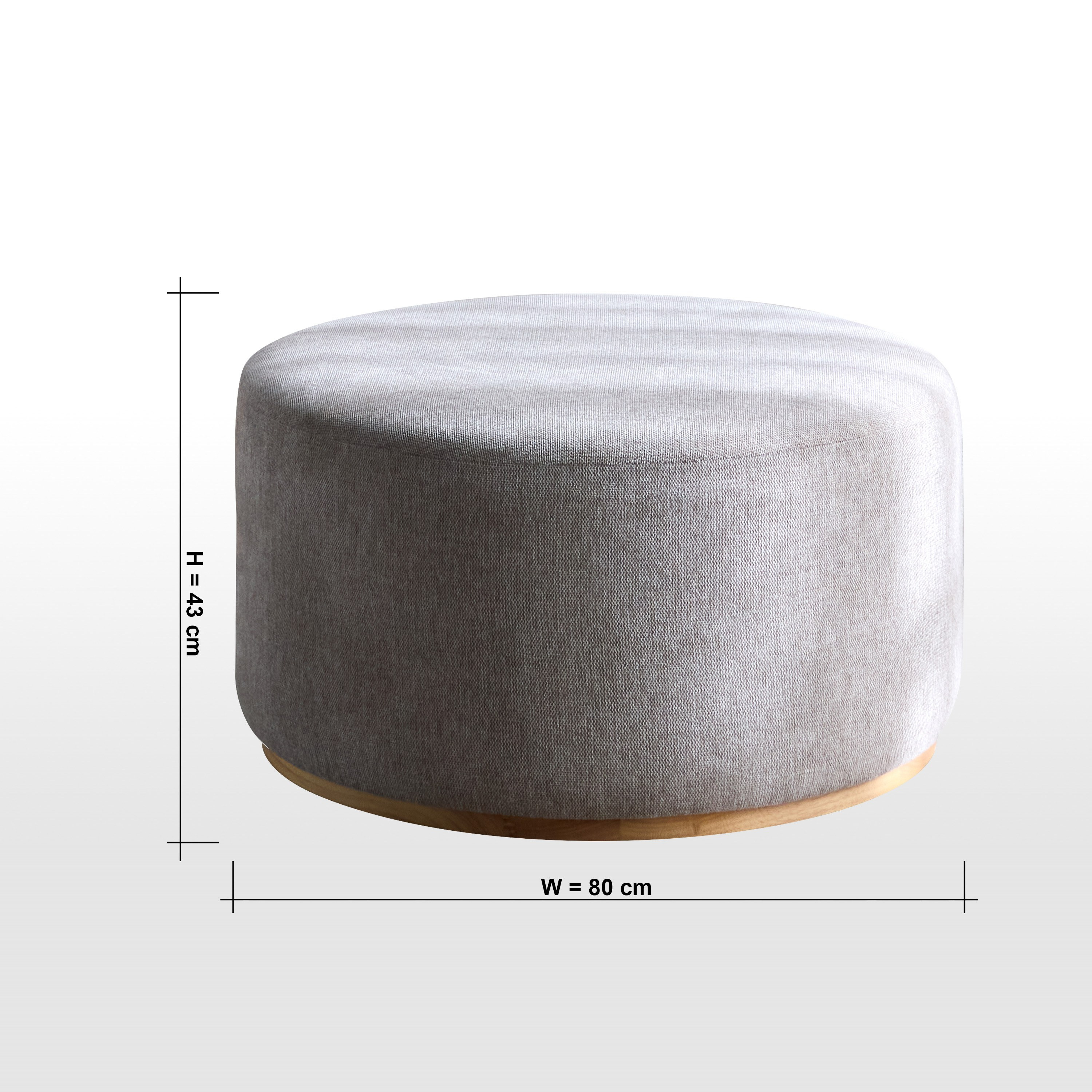 Kingin Fabric Ottoman - Large-furniture-sofaandseating-ottomansbeanbagsandpoufs-image-6