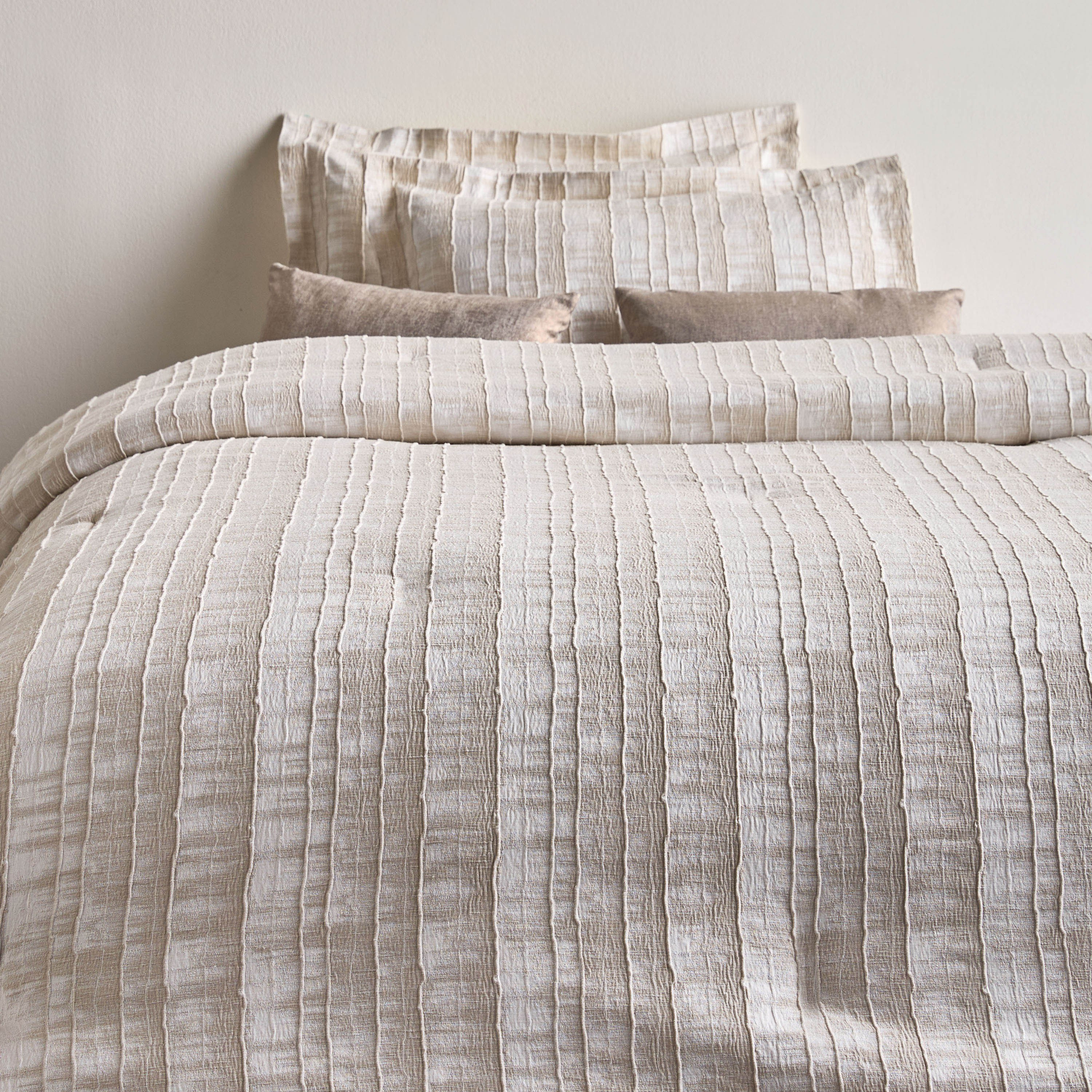 Tamara Cotton Jacquard 5-Piece Queen Comforter Set - 200x240 cm
