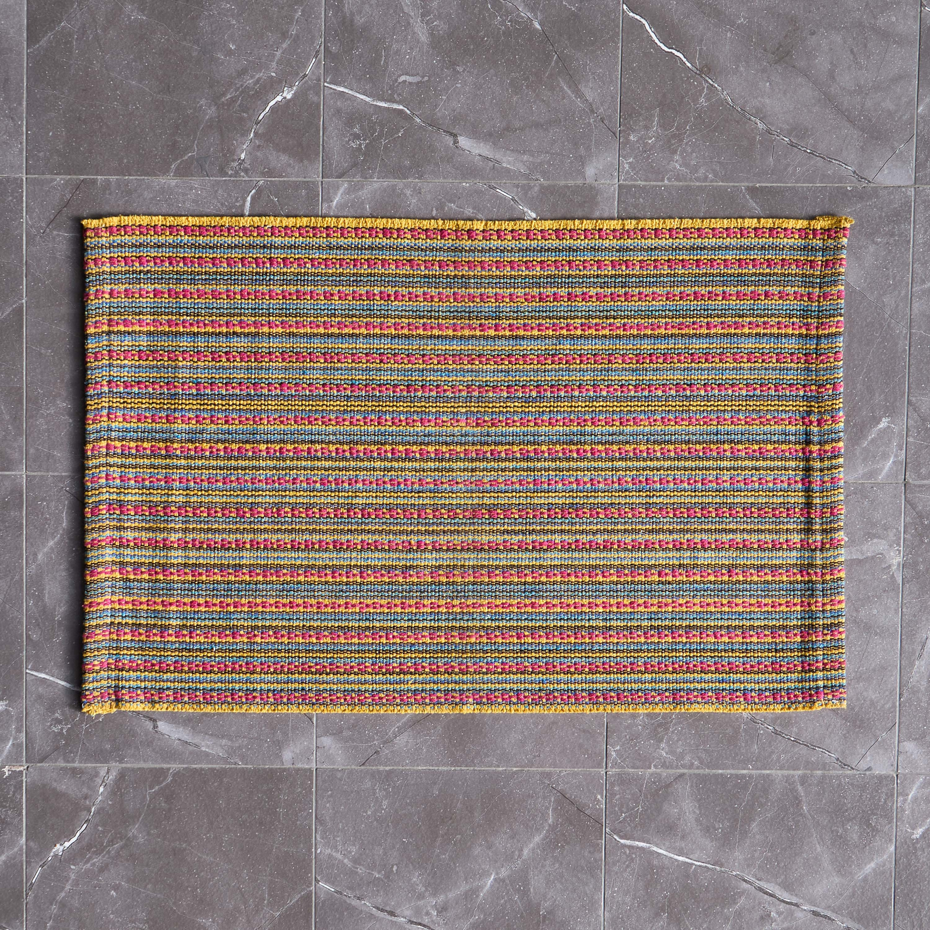 Stria Dhurrie - 50x80 cm-household-rugsandcarpets-rugs-image-1