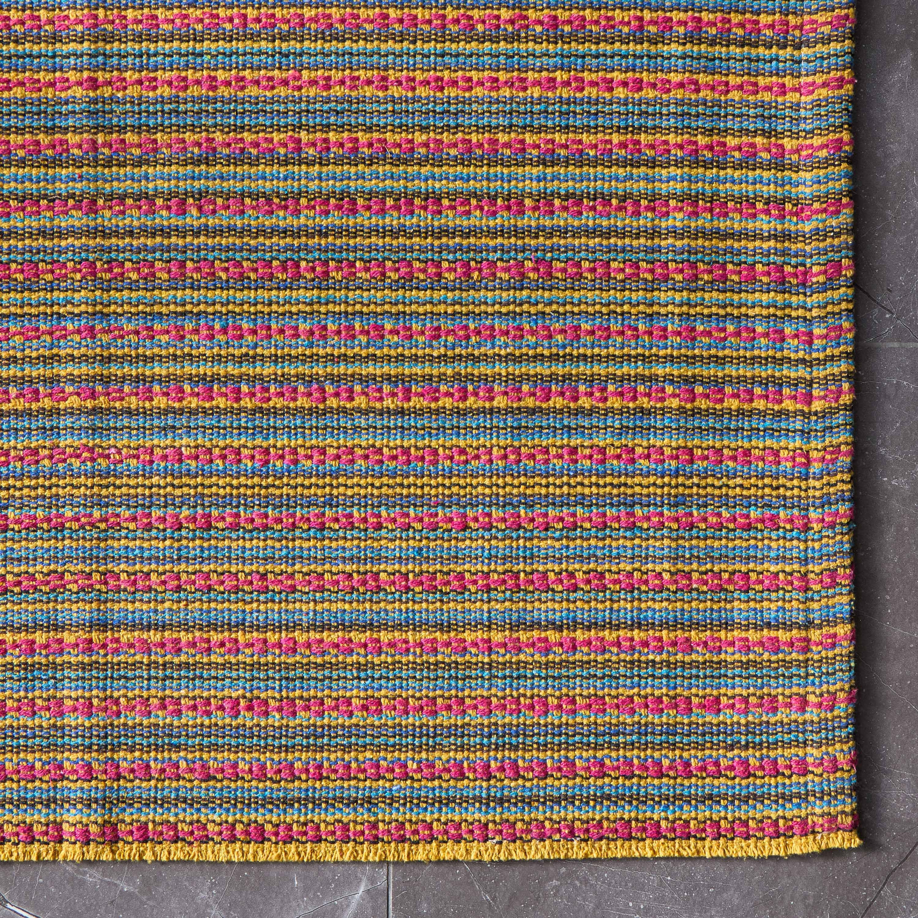 Stria Dhurrie - 50x80 cm-household-rugsandcarpets-rugs-image-2