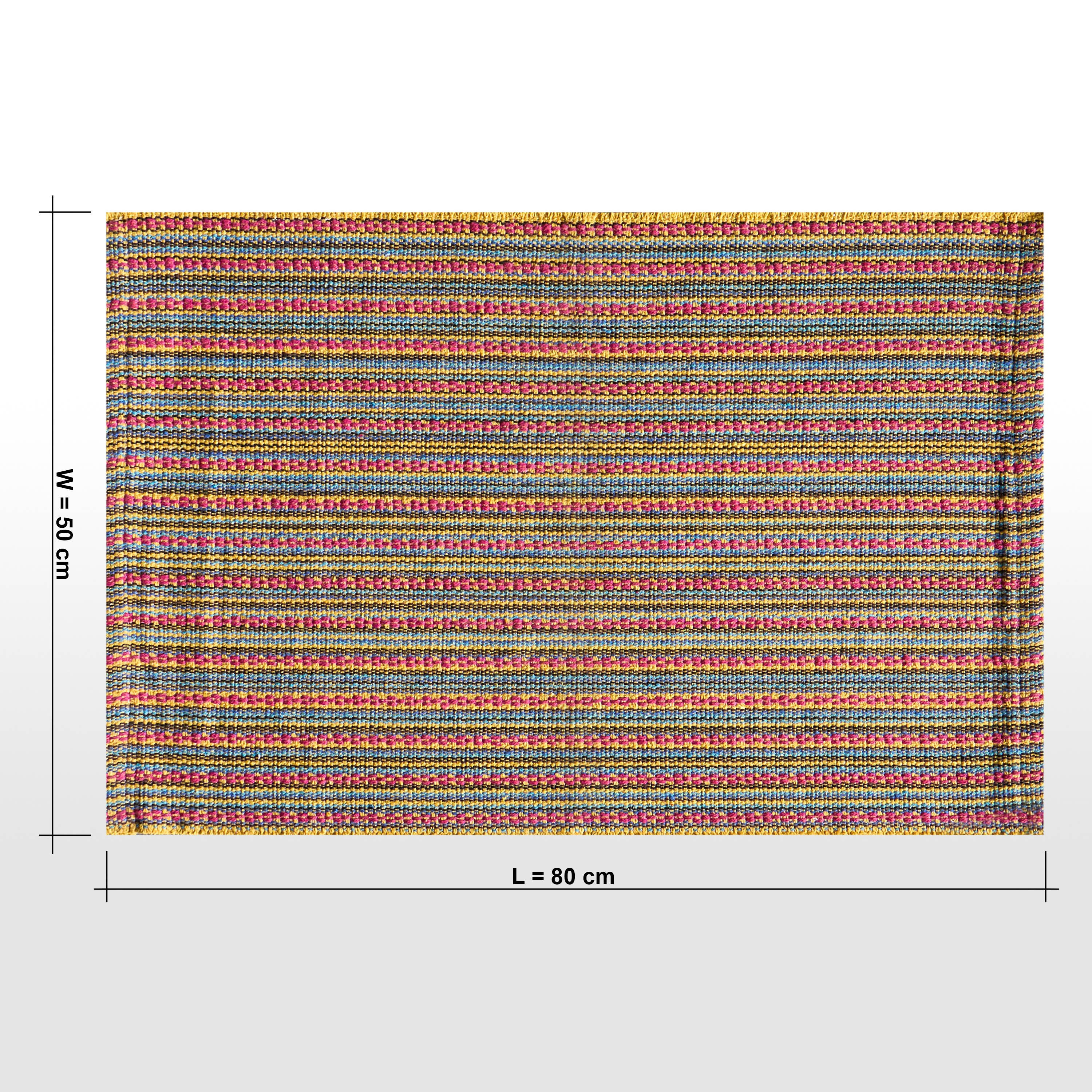 Stria Dhurrie - 50x80 cm-household-rugsandcarpets-rugs-image-6