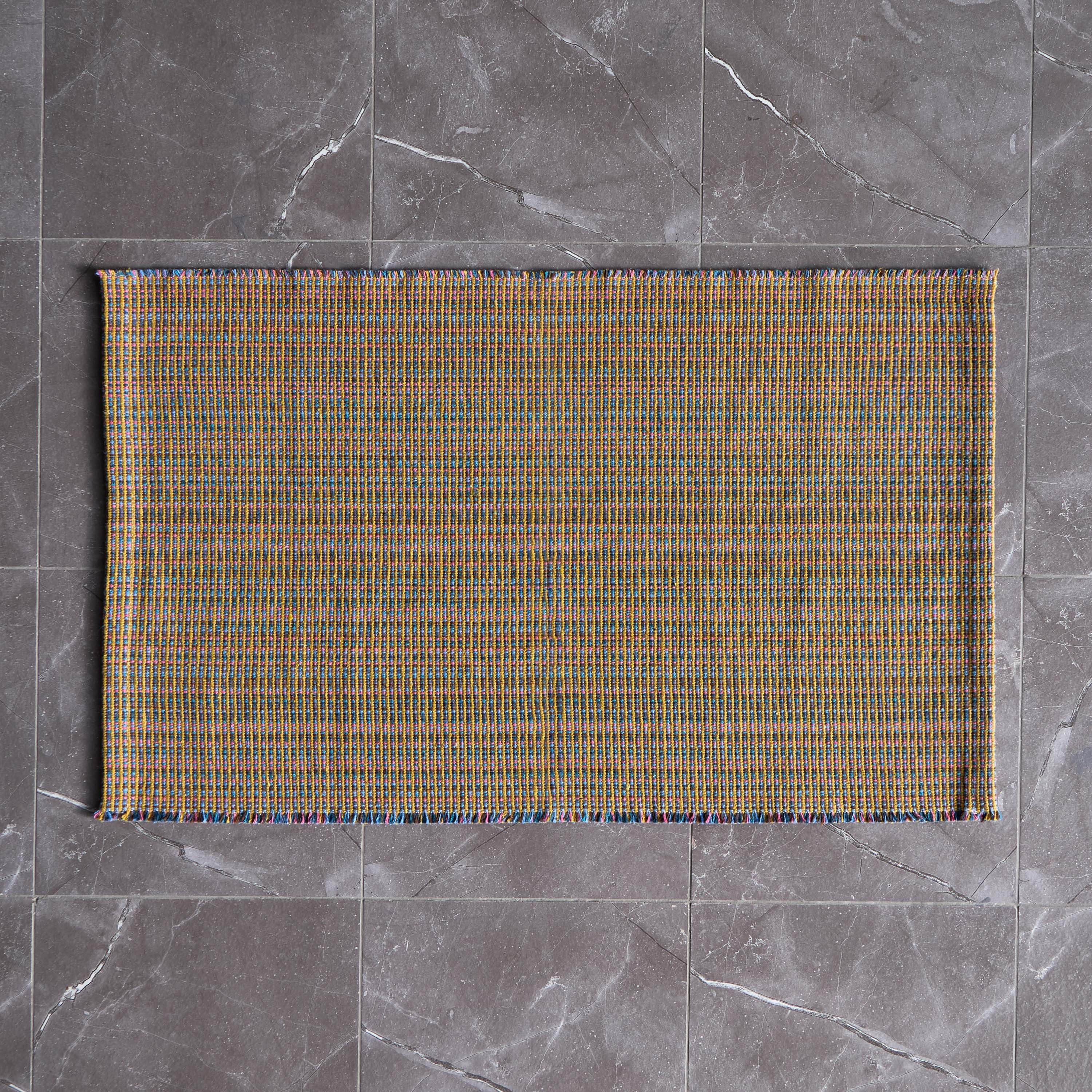 Stria Dhurrie - 50x80 cm-household-rugsandcarpets-rugs-image-1