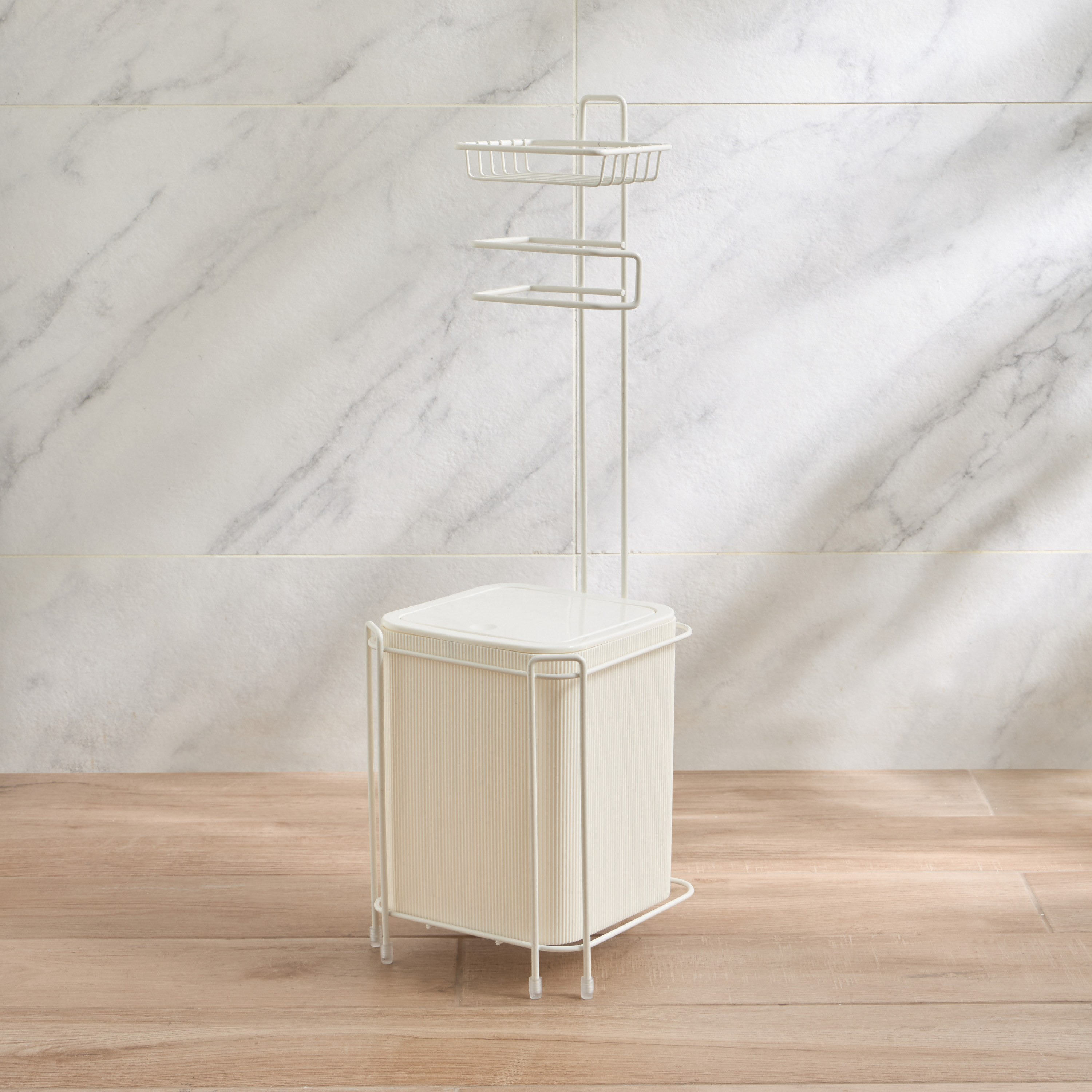 Nora Waste Bin with Toilet Roll Holder and Toilet Brush Holder-household-bathandlaundry-bathroomorganizing-toiletpaperholders-image-2