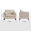 كرسي قماشي بمساند ذراعين - مالدون-furniture-sofaandseating-armchairs-image-1