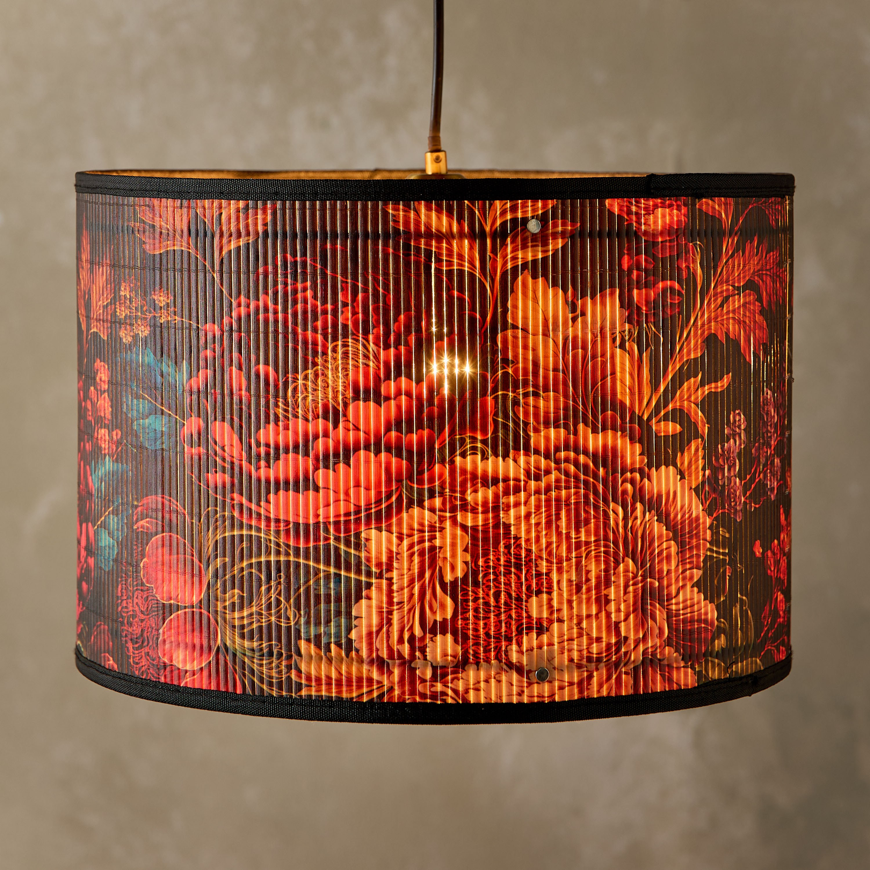 غطاء مصباح من الخيزران - ميكس آند ماتش - 26 سم-household-lighting-ceilinglamps-pendantlamps-image-2