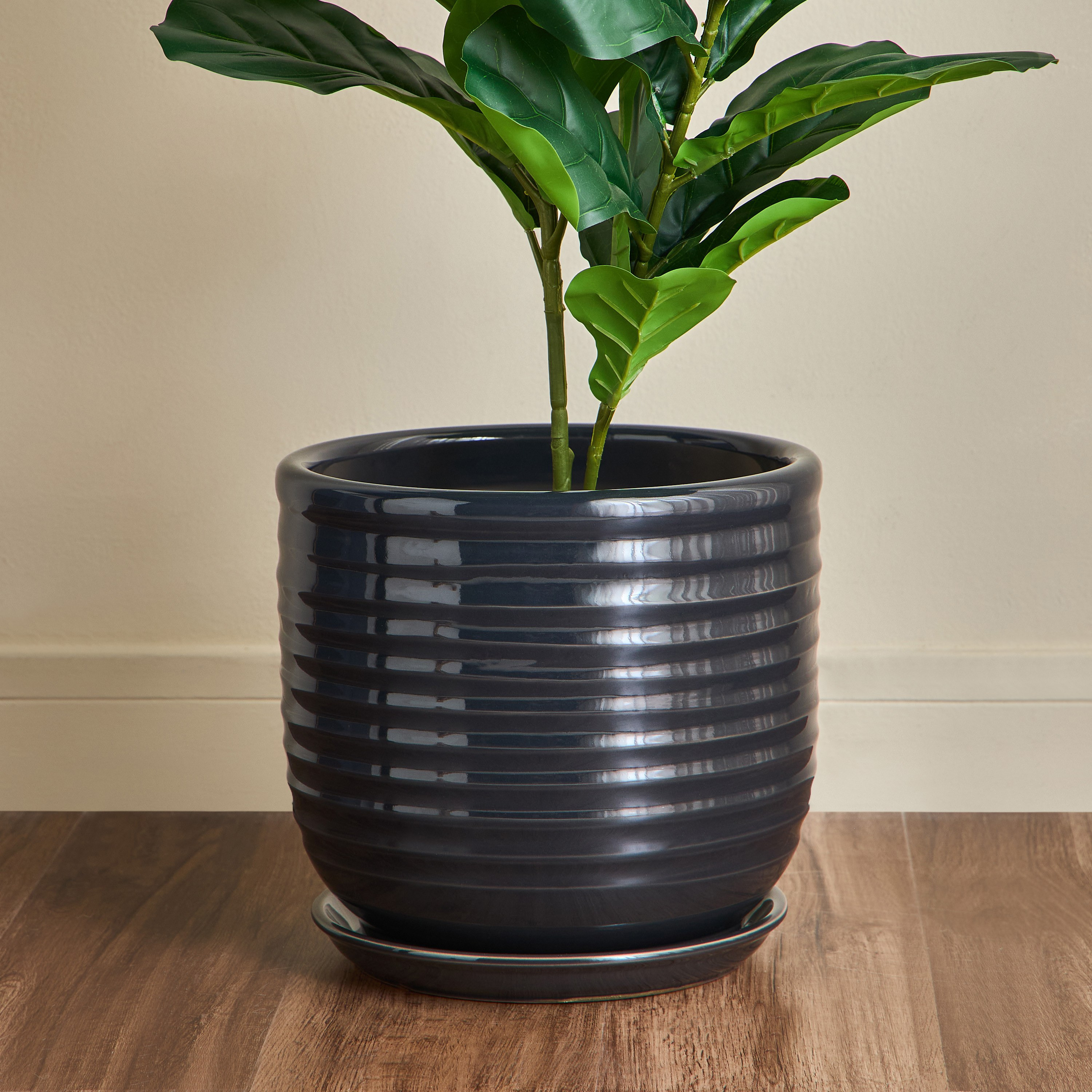 Coral Ceramic Planter - 28 cm
