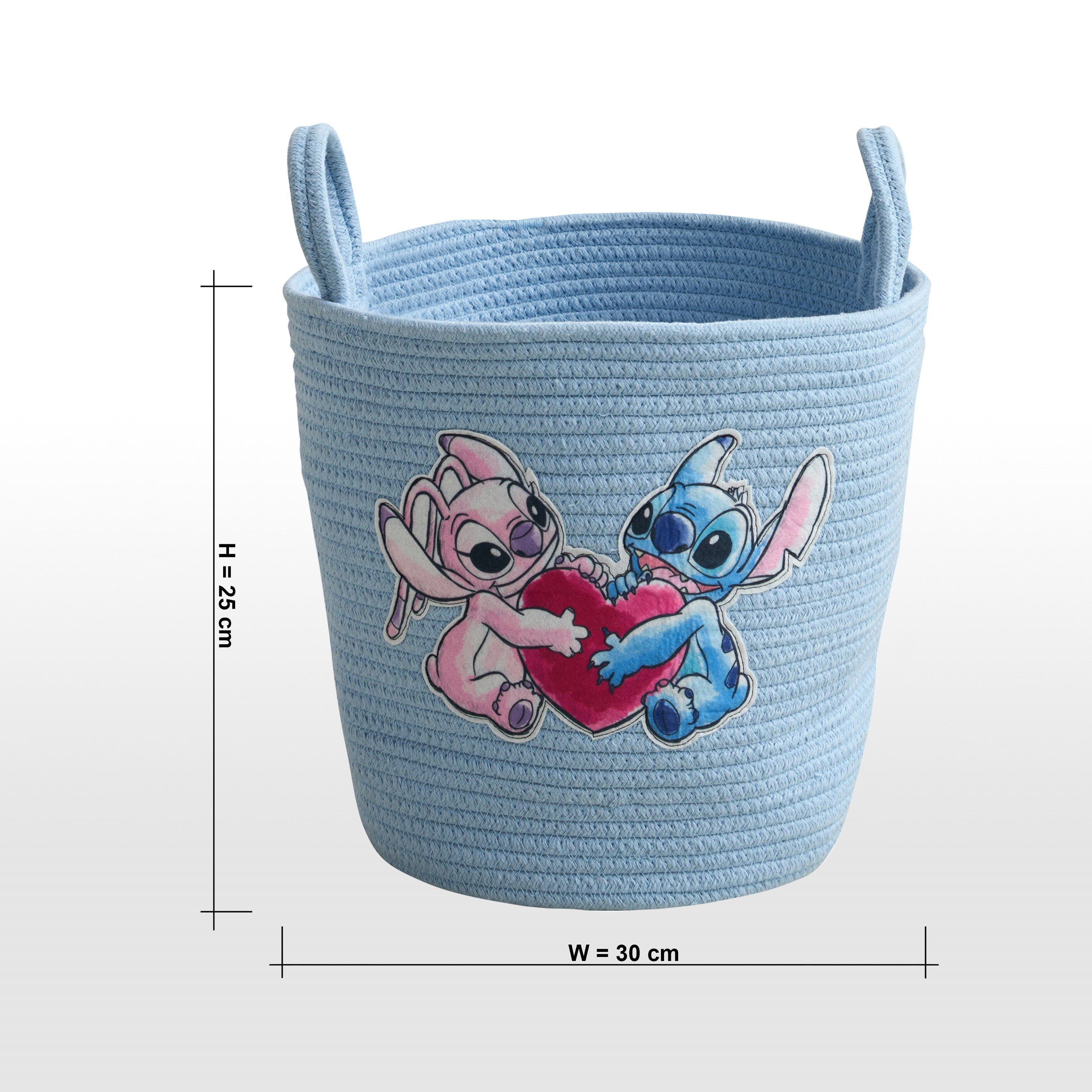Stitch Storage Basket - 30x30x25 cm-babyandkids-bathandstorage-storage-binsandbaskets-image-5