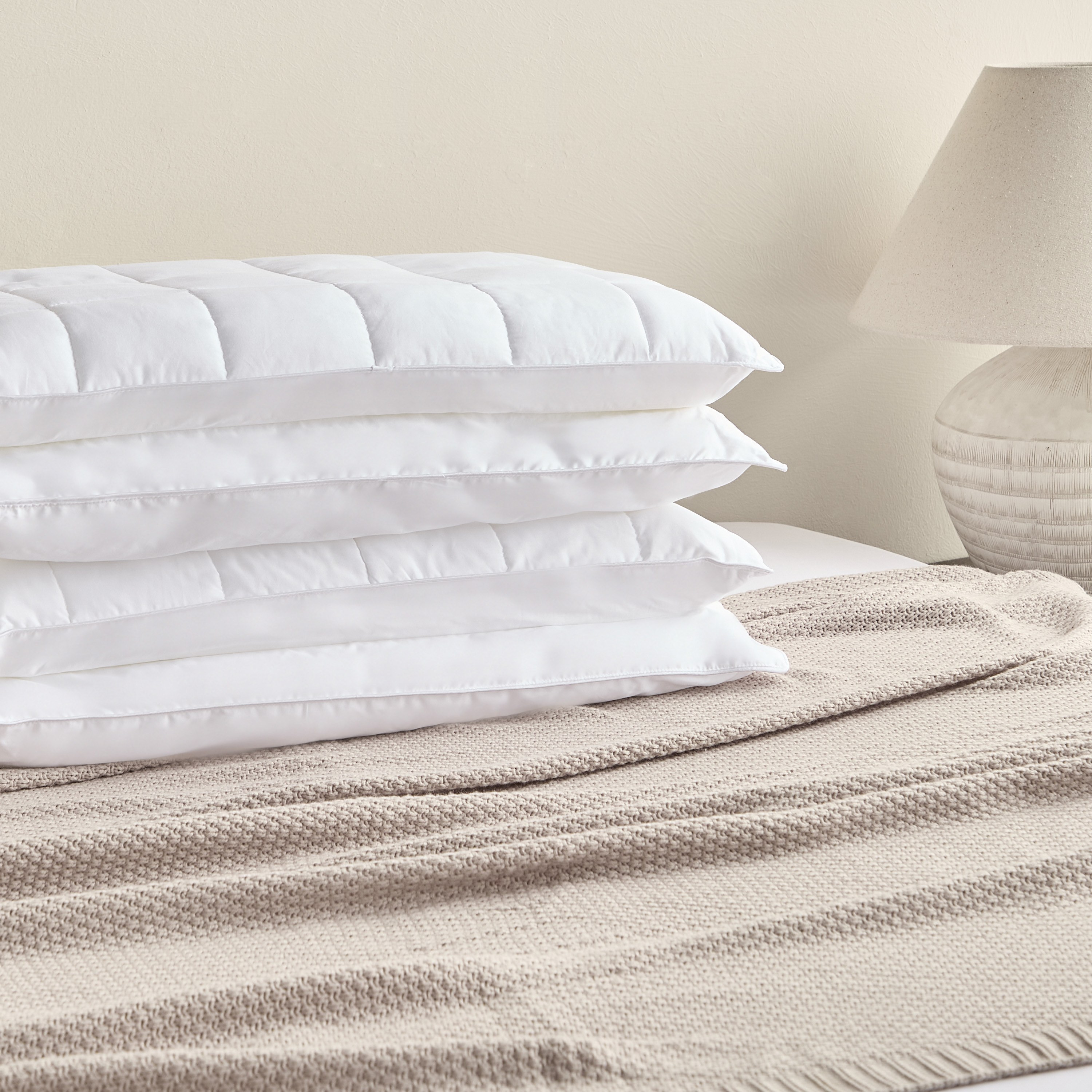 Dual Layer Memory Foam and Down Alternative Pillow - 45x70 cm-household-bedding-pillows-image-4