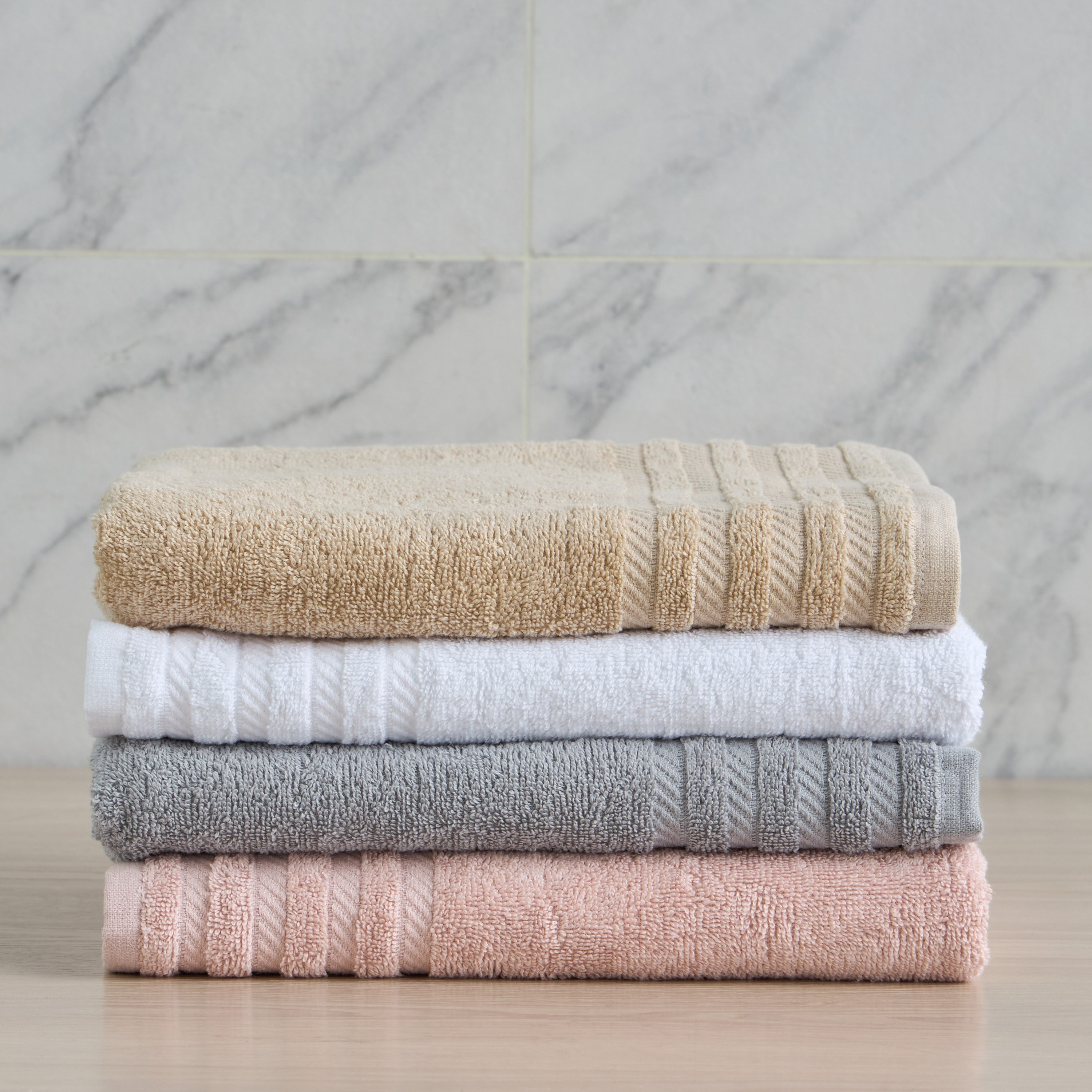 Breeze 2-Piece 450 GSM Cotton Bath Towel Set - 70x127 cm-household-bathandlaundry-bathlinen-towels-image-5