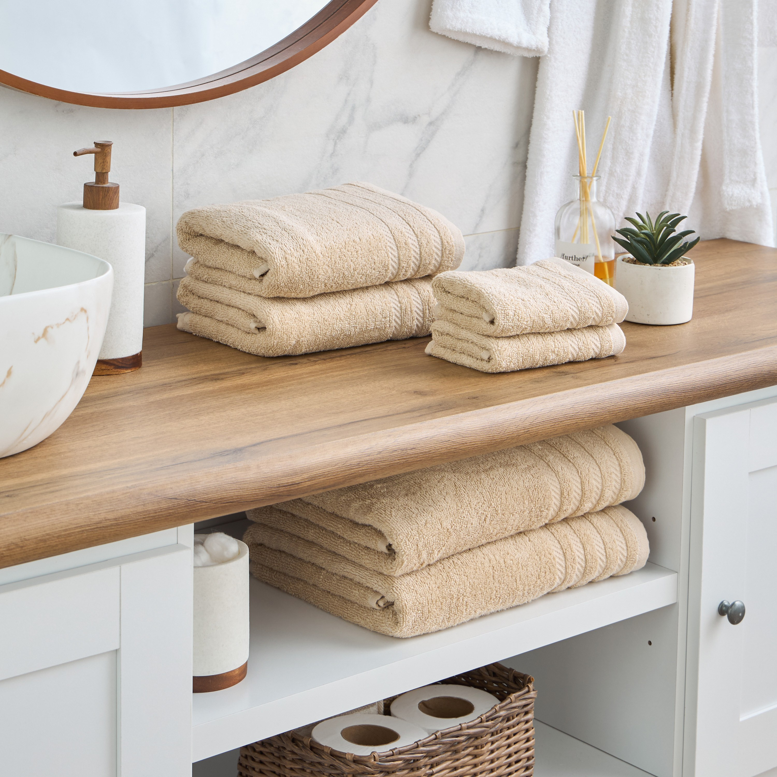 Breeze 2-Piece 450 GSM Cotton Bath Towel Set - 70x127 cm-household-bathandlaundry-bathlinen-towels-image-6