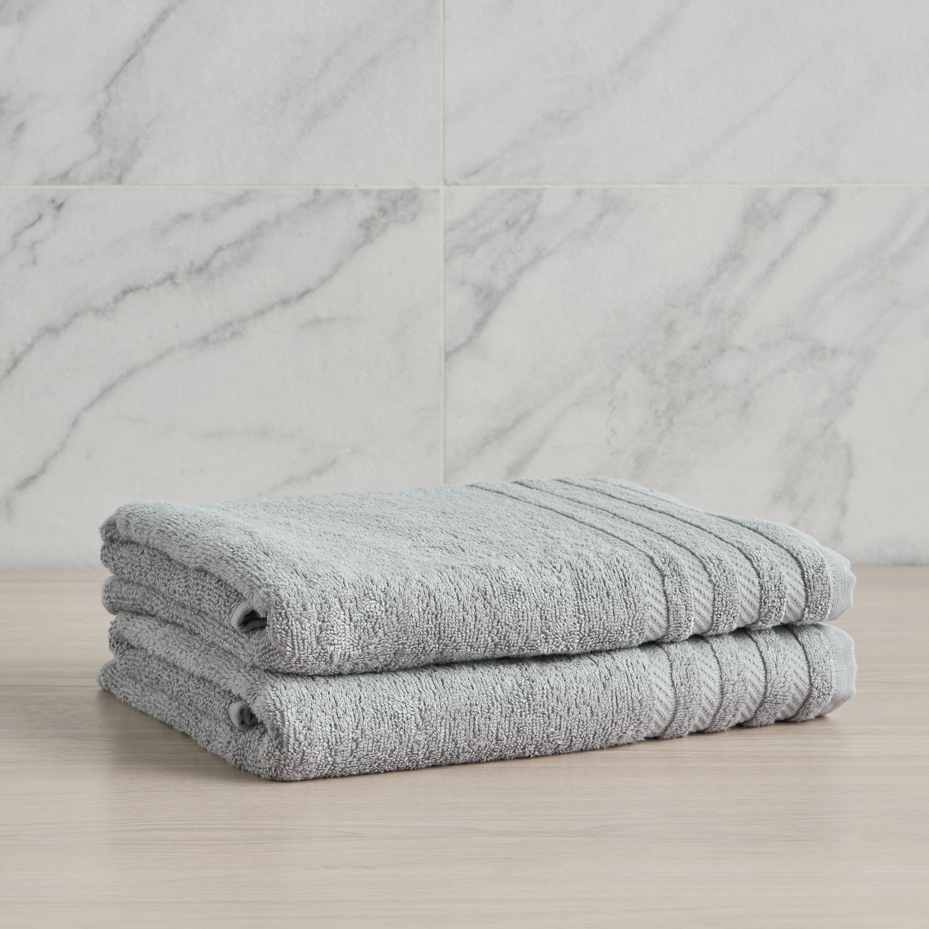 Breeze 2-Piece 450 GSM Cotton Bath Towel Set - 70x127 cm-household-bathandlaundry-bathlinen-towels-image-1