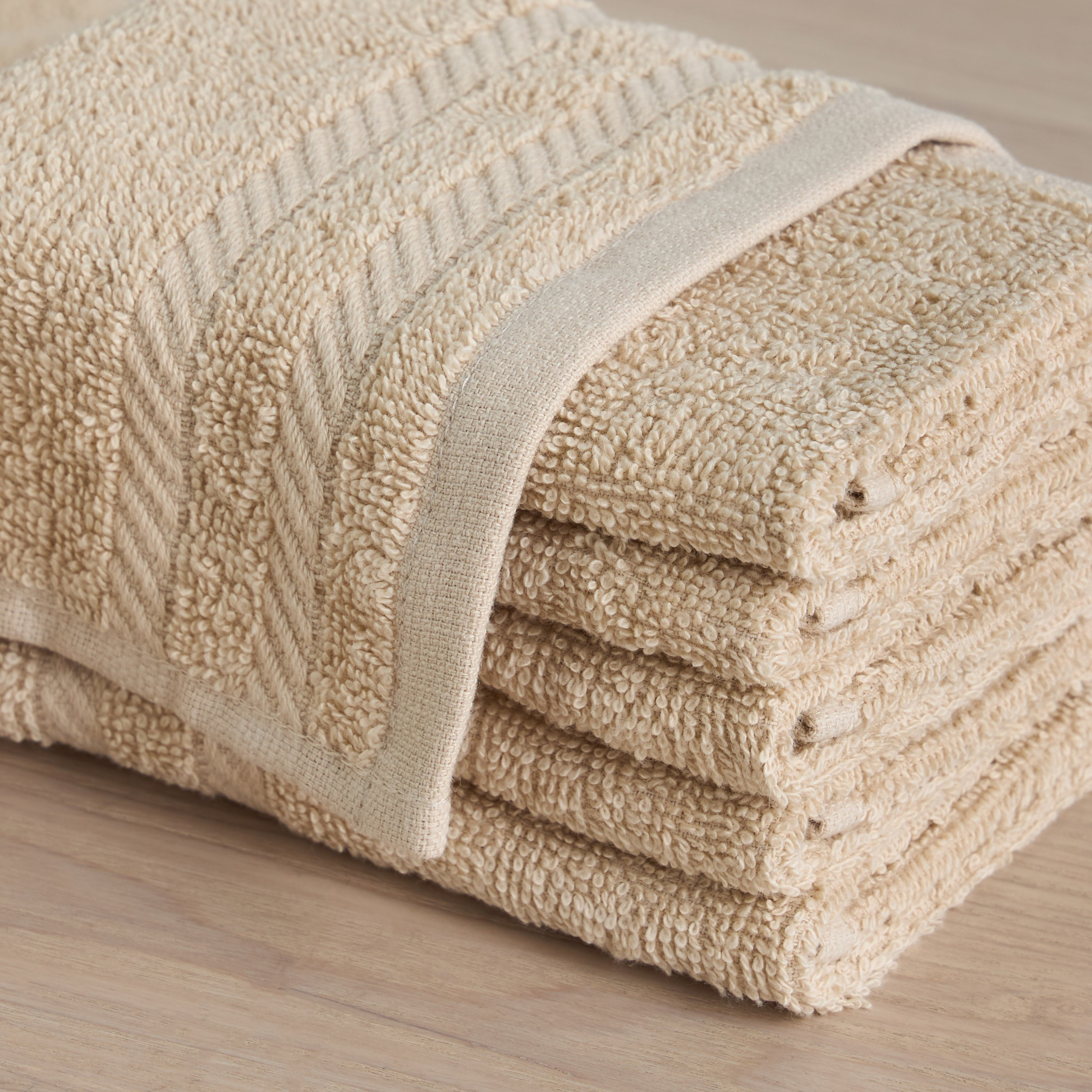Breeze 6-Piece 450 GSM Cotton Fingertip Towel Set - 30x30 cm-household-bathandlaundry-bathlinen-towels-image-2
